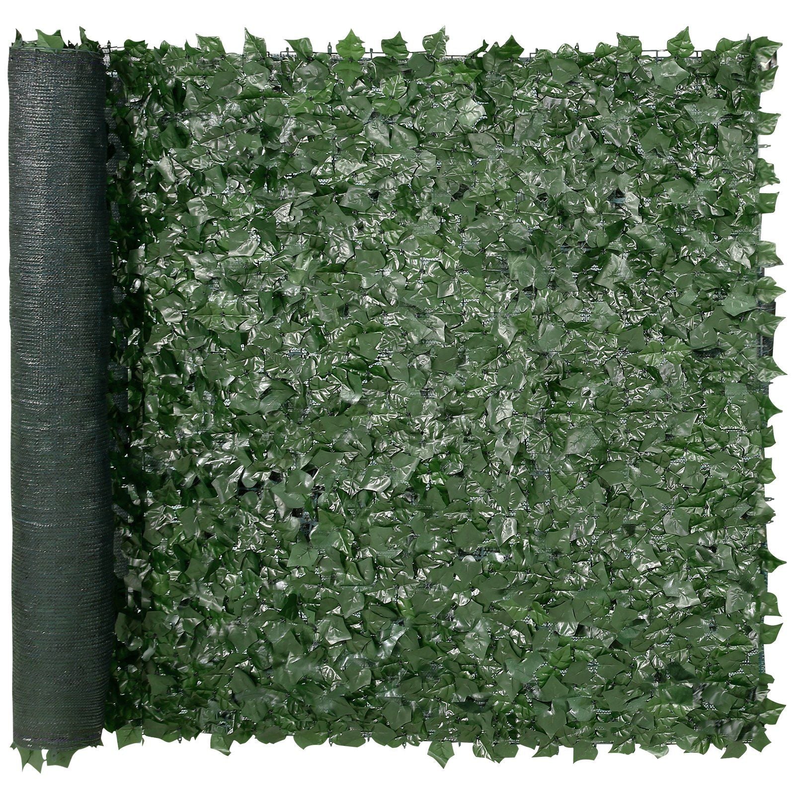 VEVOR Ivy Privacy Fence, 59 x 98 in Artificial Green Wall Screen, Greenery Ivy Fence with Mesh Cloth Backing and Strengthened Jo