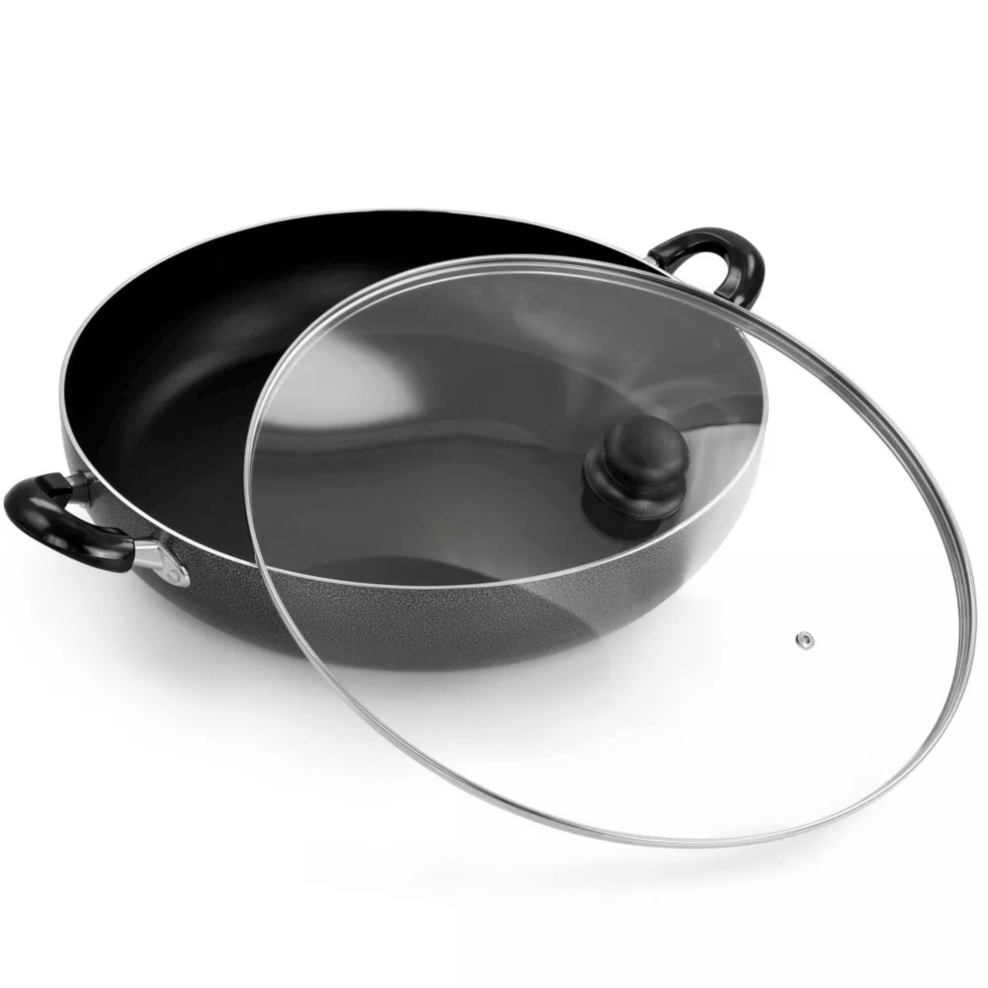 Better Chef 16 Aluminum Non-Stick Deep Fryer with Glass Lid