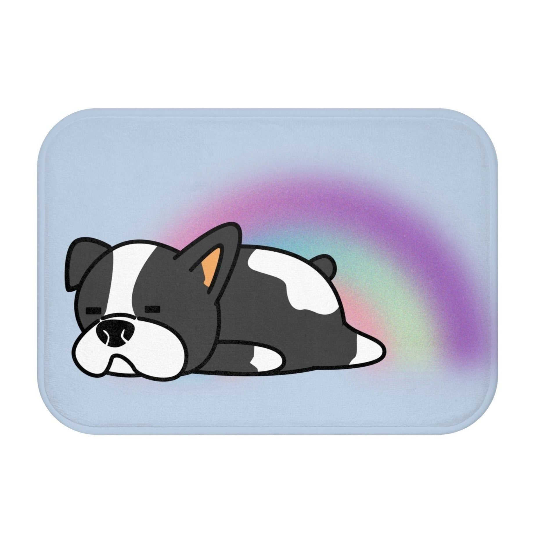 Adorable Sleeping Puppy Bath Mat(D0102HgAL1W)