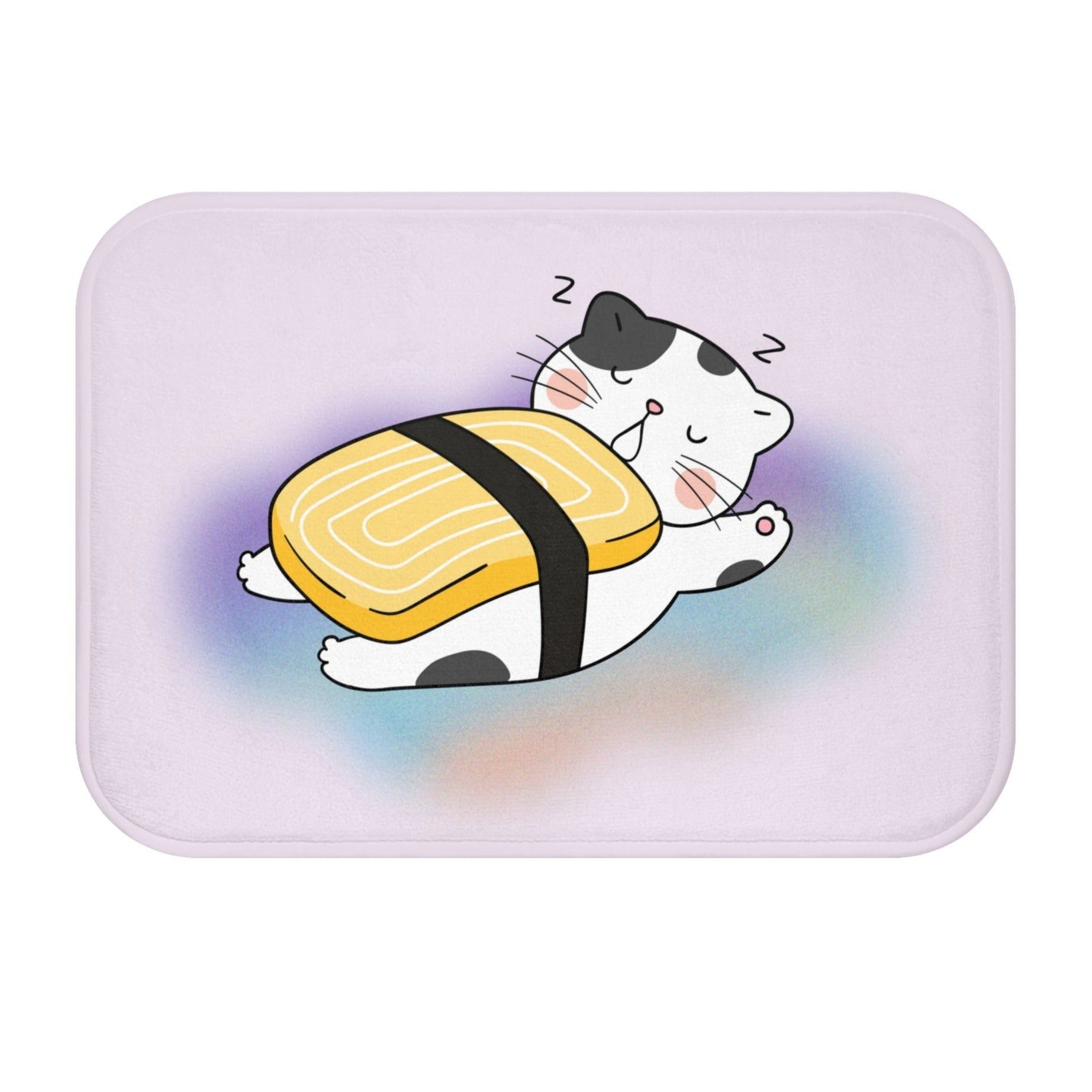 Adorable cat Sushi Bath Mat(D0102HgAL6Y)