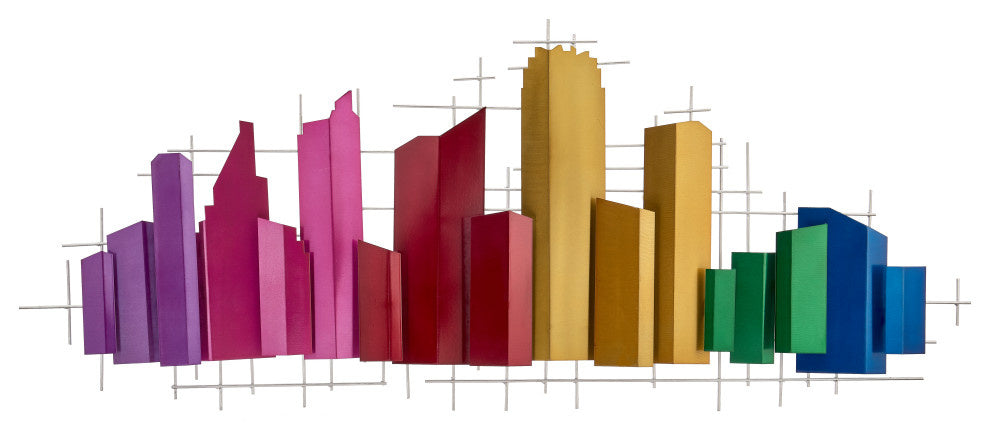 cityScape Wall Art, Multicolor(D0102HgENFW)