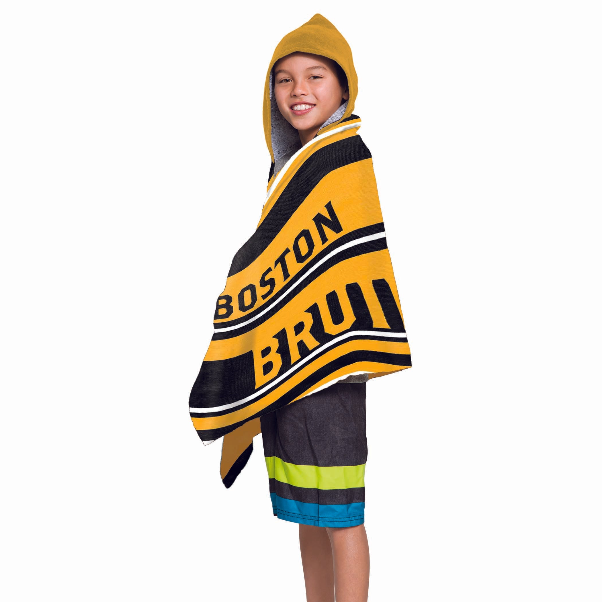 Nhl 606 Bruins - Juvy Hooded Towel, 22X51(D0102Hgjepa)