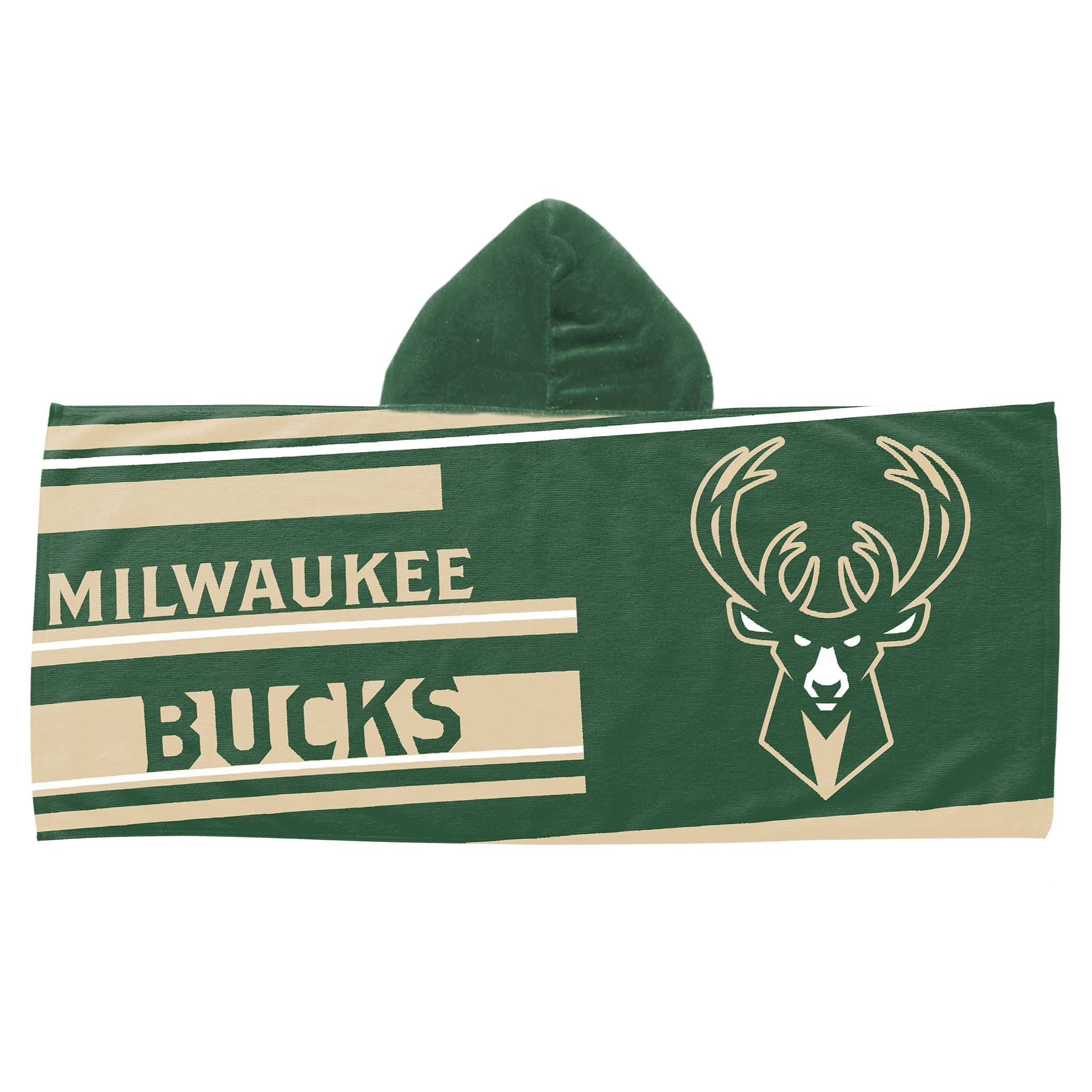 Nba 606 Bucks - Juvy Hooded Towel, 22X51(D0102Hgjrta)