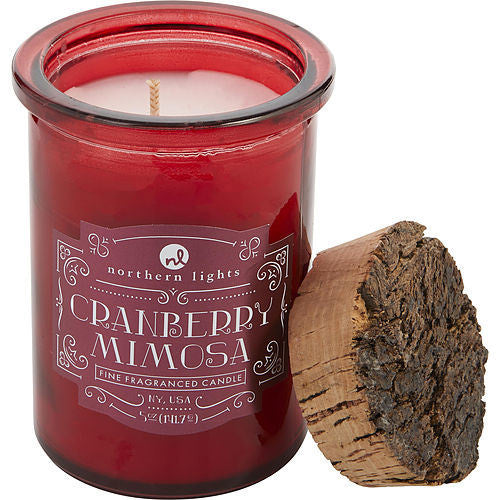 CRANBERRY MIMOSA SCENTED by SPIRIT JAR CANDLE - 5 OZ. BURNS APPROX. 35 HRS.(D0102HH2A3T.)
