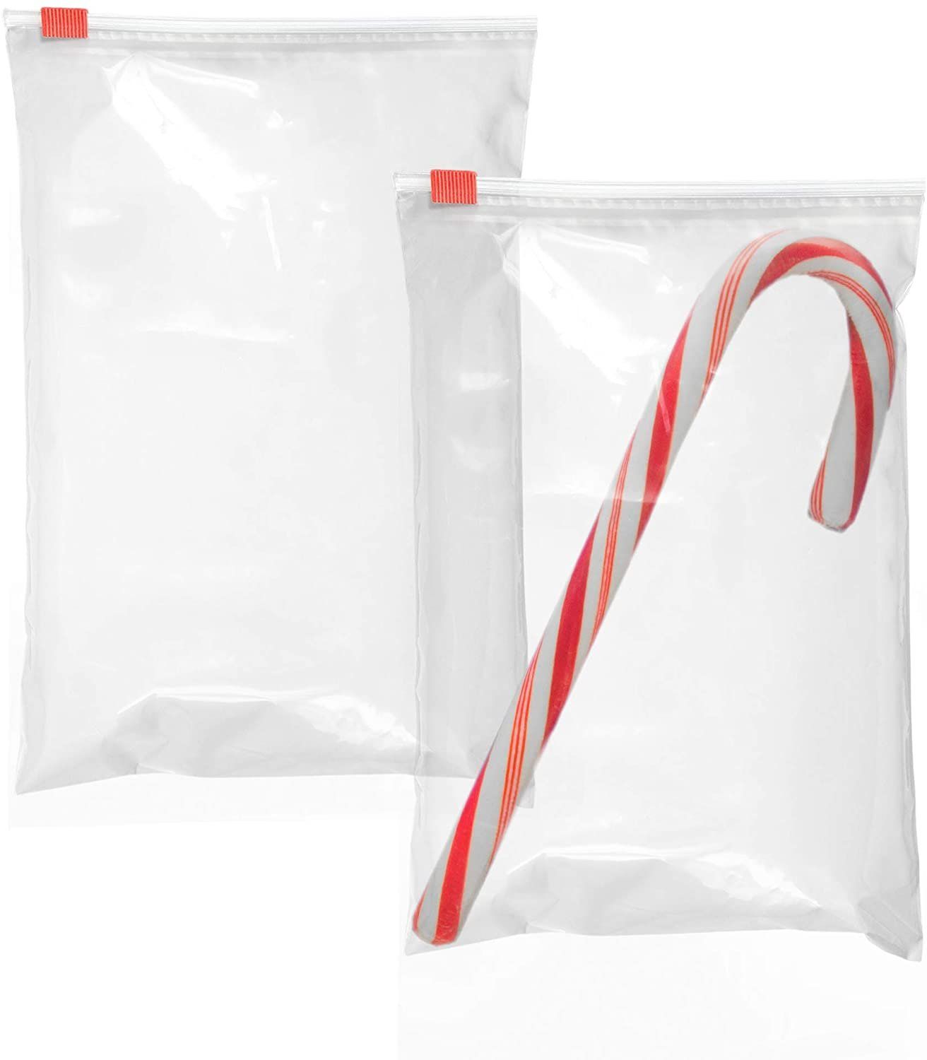 Pack of 500 White Block Zipper Bags 10 x 12 Ultra Thick Write on Block Poly Bags 10x12 Thickness 6 mil Pills Bags great for Pack
