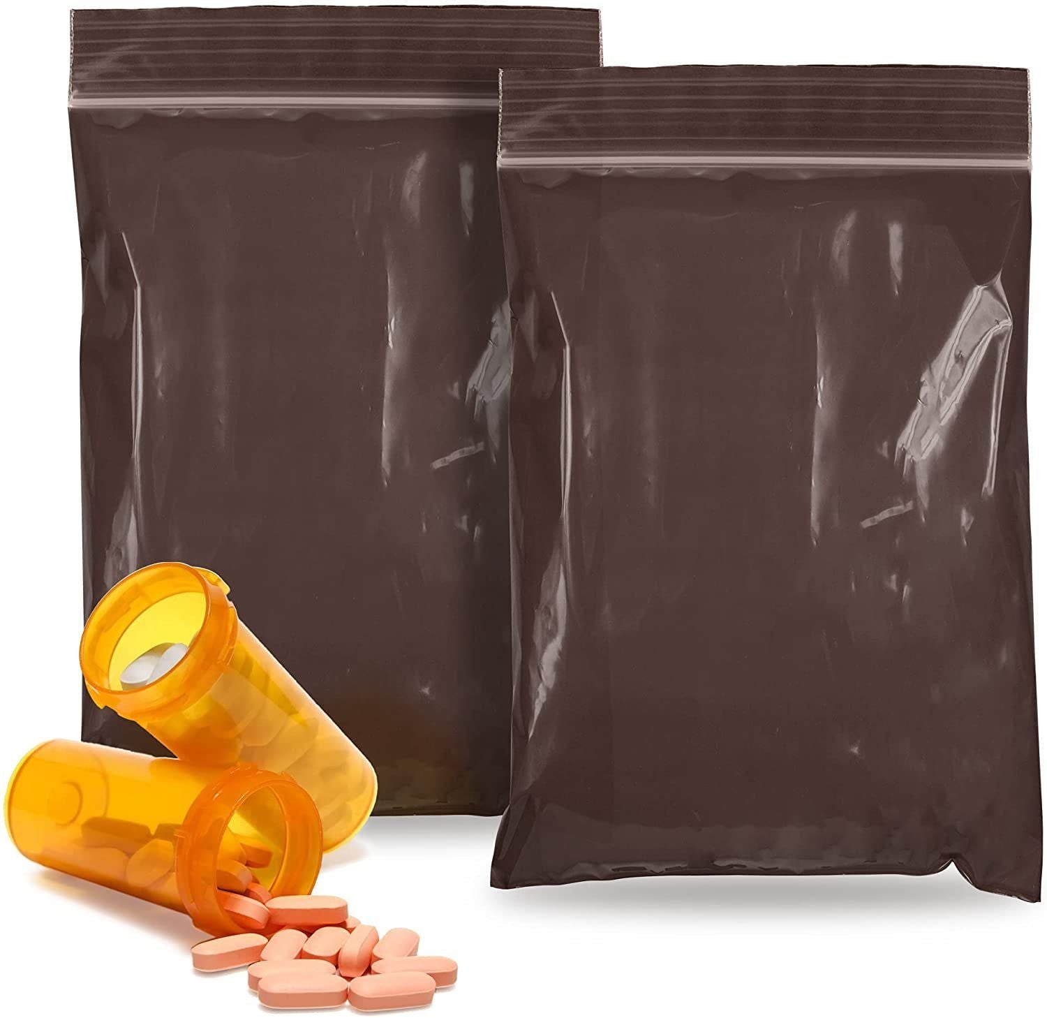 Pack of 1000 Zipper Bags 3 x 5 Seal Top Plastic Bags 3x5 Poly Packing Bags with 3 mil for storing and transporting Ideal for med