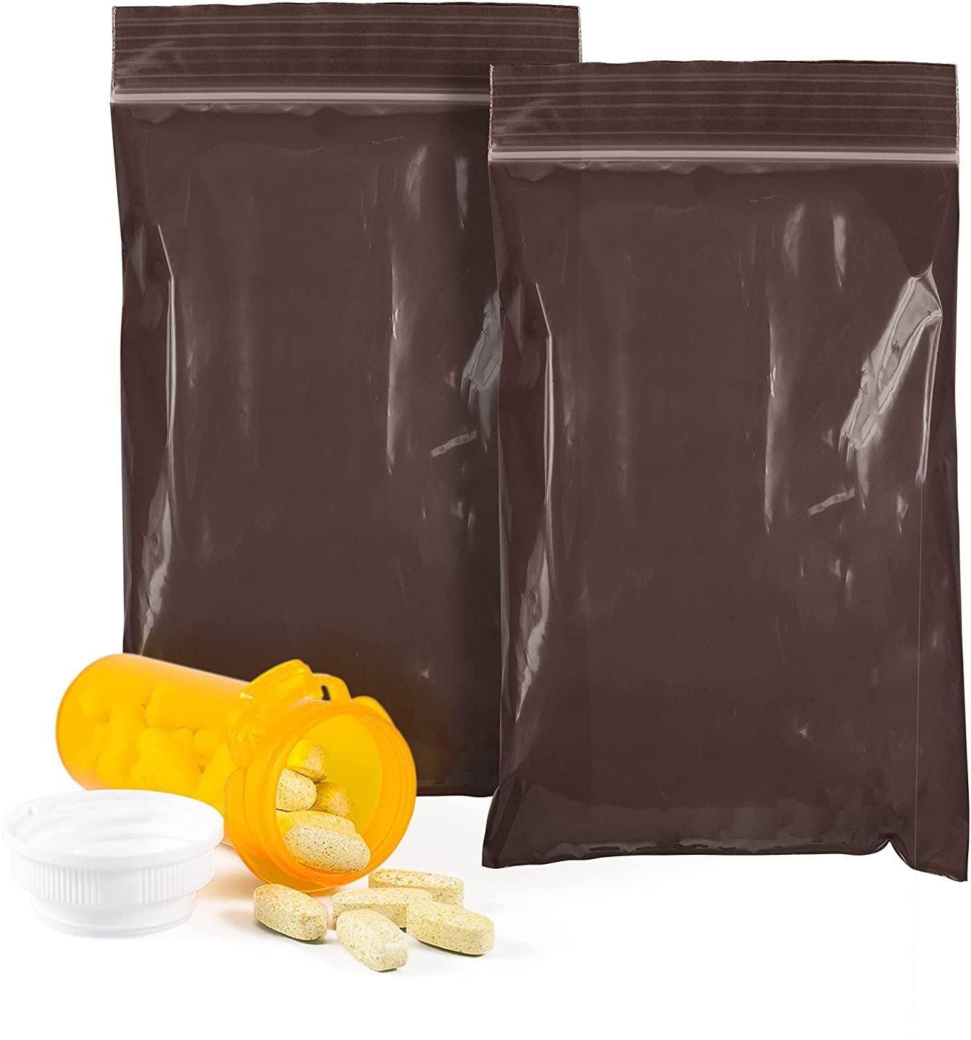 Pack of 1000 Zipper Bags 12 x 12 Seal Top Plastic Bags 12x12 Opaque Poly Packing Bags for Storing and Transporting 3 mil Ideal f