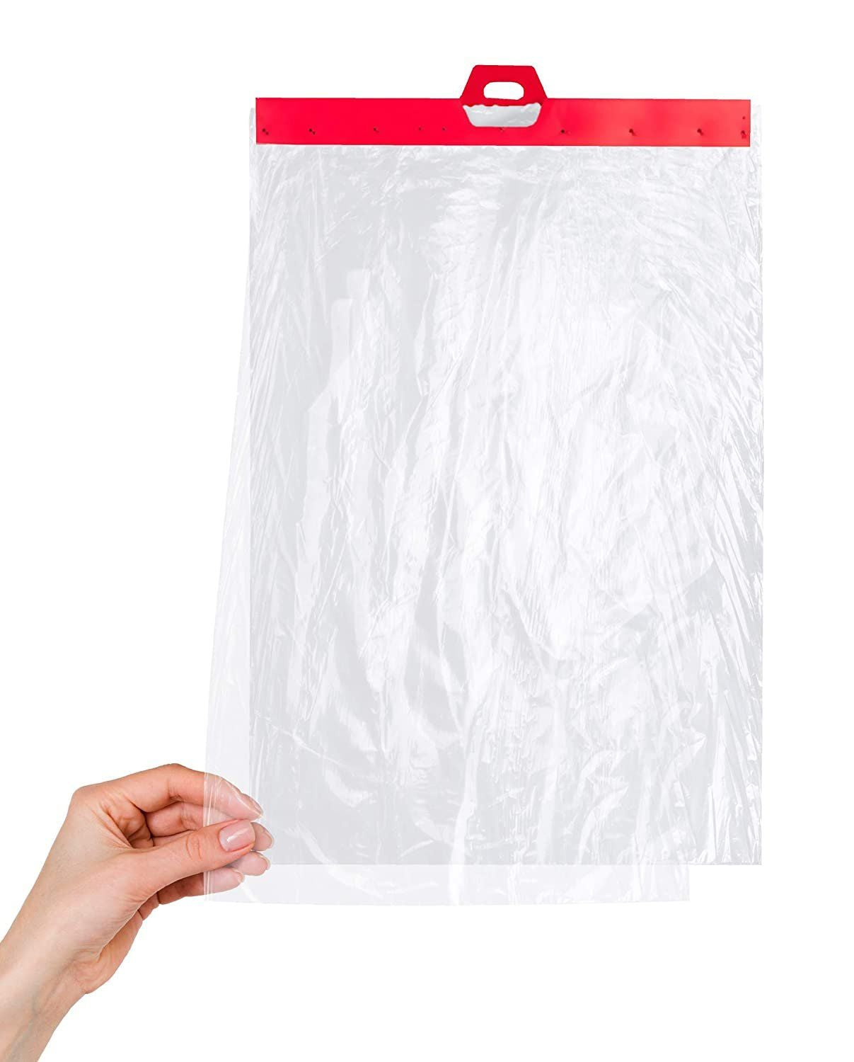 Pack of 2000 Low Density Produce Bags 11 x 17 + 2 LP Ultra Thin Polyethylene Bags on headers 11x17 Printed Eat 5 A Day 055 Mil T