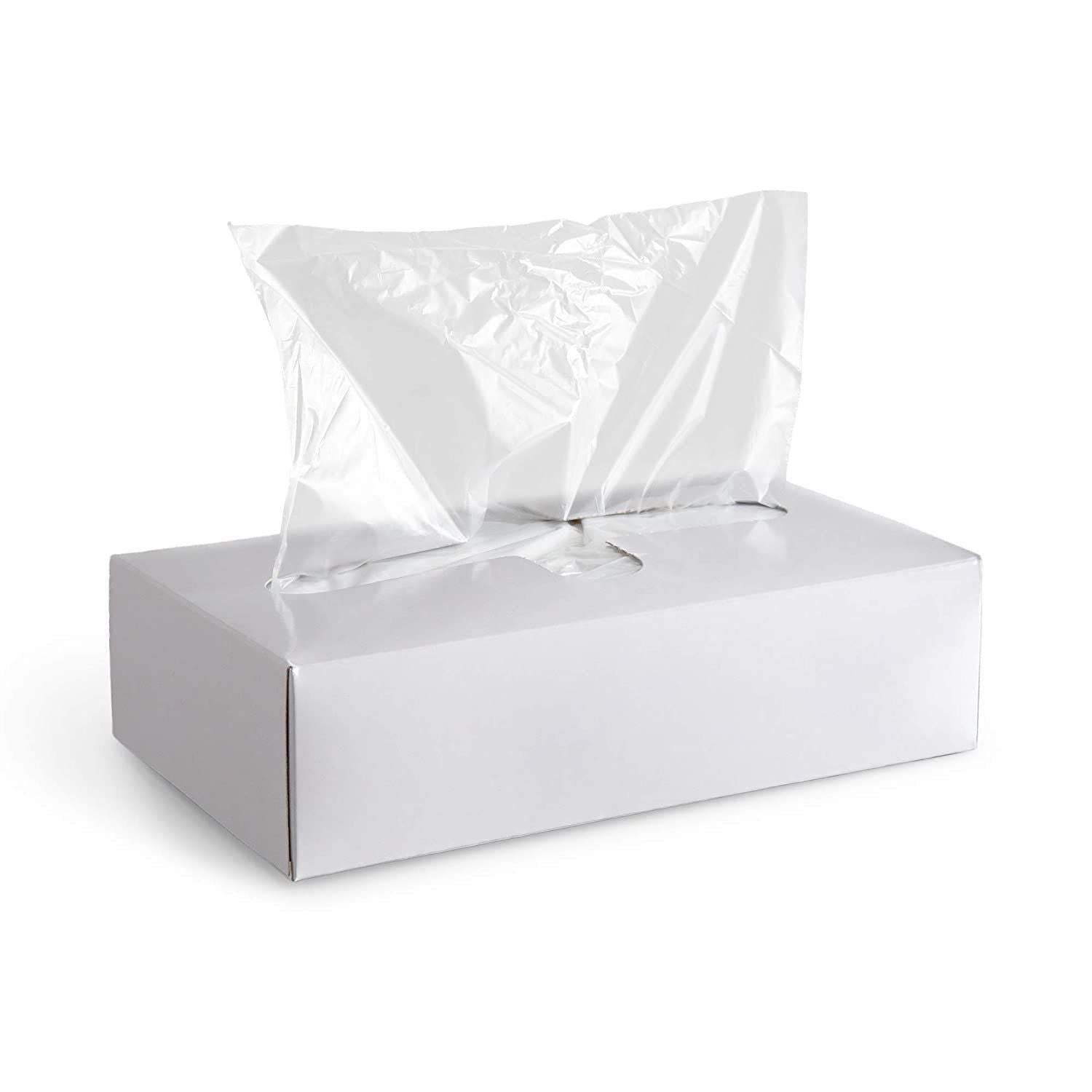 Pack of 1000 Ultra Thin gusset Poly bags 8 x 3 x 15 Ice Bucket Liner 8x3x15 060 Mil Polyethylene bags for packing and storing gr