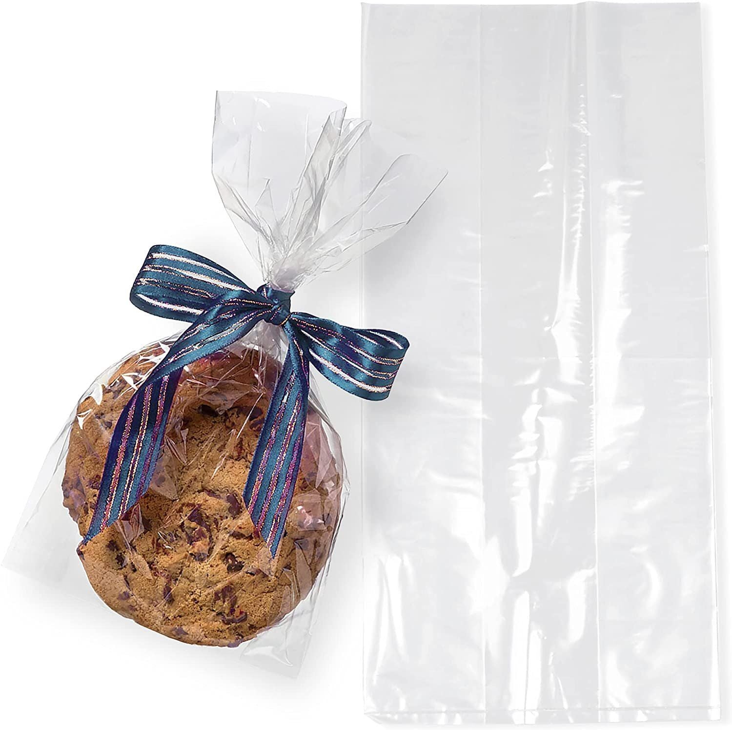 Pack of 1000 gusseted Poly Bags 4 x 2 x 10 clear Polyethylene Bags 4x2x10 Thickness 1 Mil Thin Side gusset Bags Open Ended Bags 
