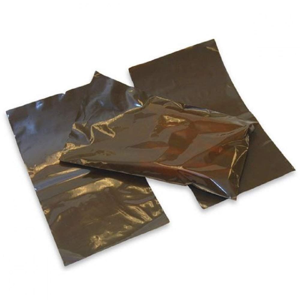 Pack of 1000 Amber Bags 6 x 10 Open-Ended Polyethylene Bags 6x10 2 mil Thick Plastic Bags for Transporting UV Light Sensitive Pr