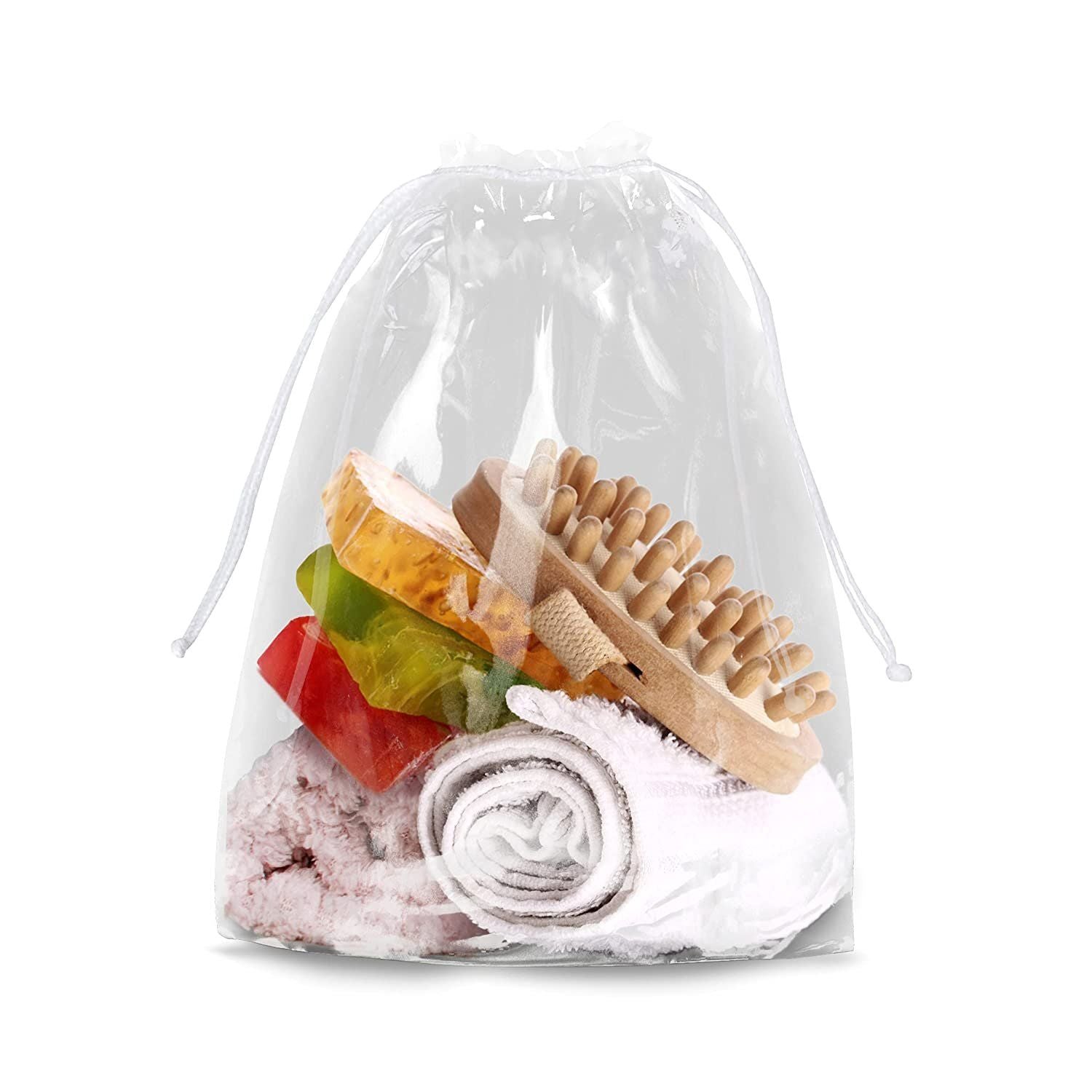Pack of 100 clear gusseted Poly Bags 6 x 3 x 12 clear Polyethylene Bags 6x3x12 Expandable Side gusset Bags Thickness 2 Mil for F