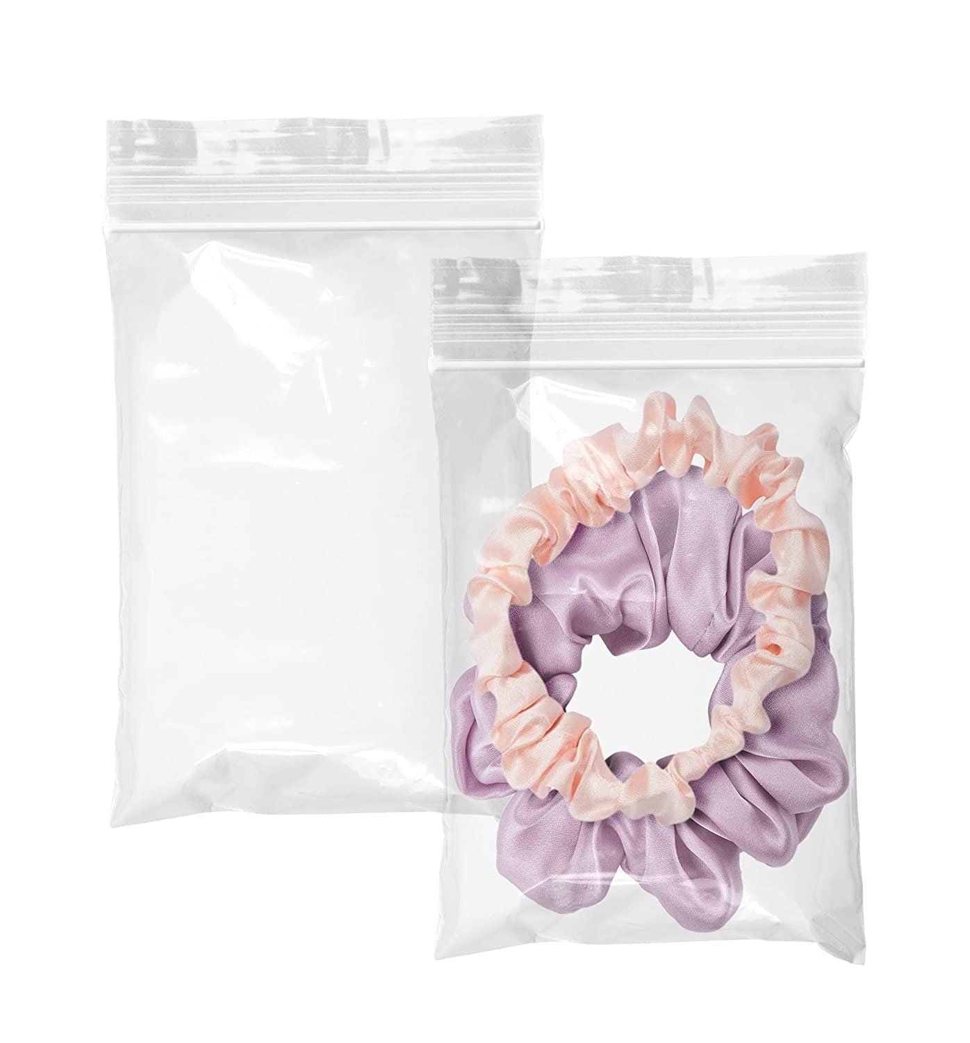 Pack of 1000 Zipper Bags with Hang Hole 8 x 10 Heavy Duty Polyethylene Bags 8x10 Thickness 4 mil Seal Top closure Bags Plastic P