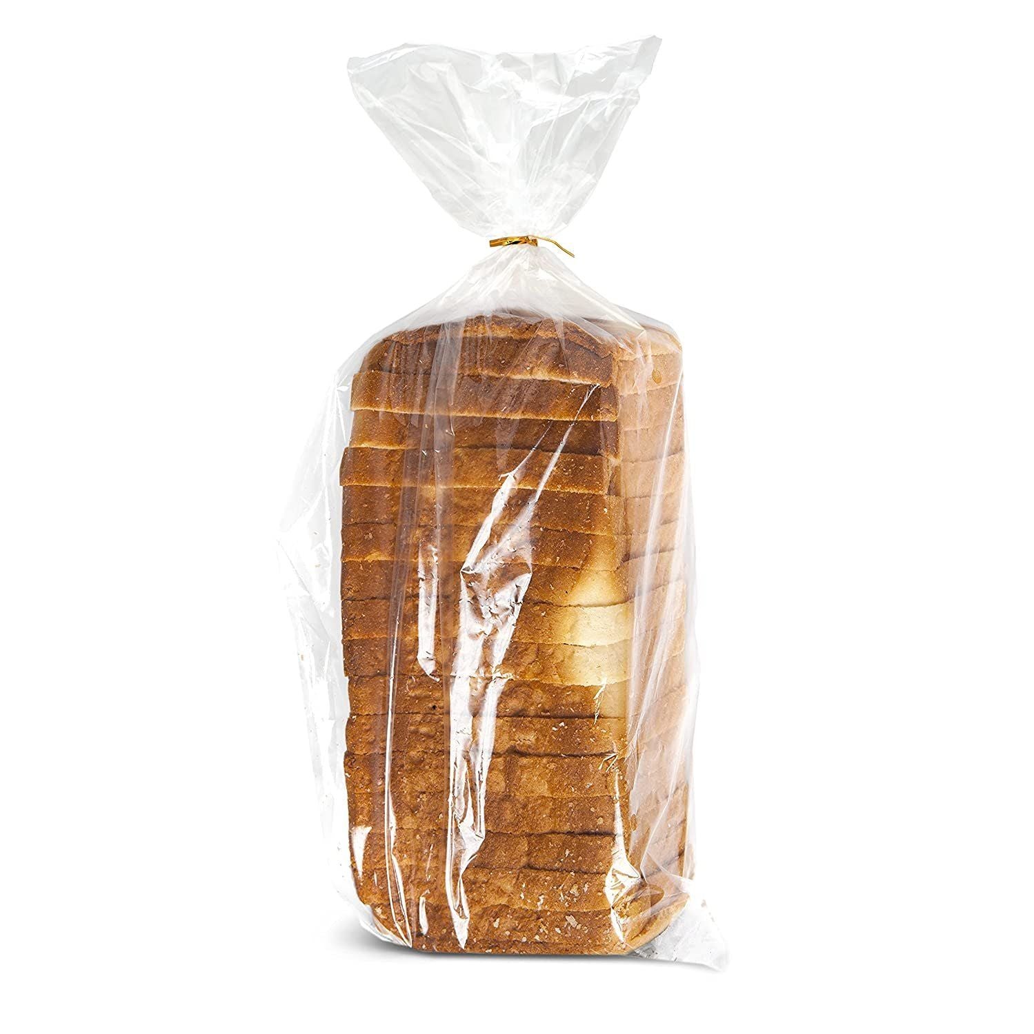 Pack of 1000 Poly Bakery Bread Bags 8 x 3 x 15 clear gusseted Bags 8x3x15 Thickness 065 mil Thick Polyethylene Bags for Home Bak