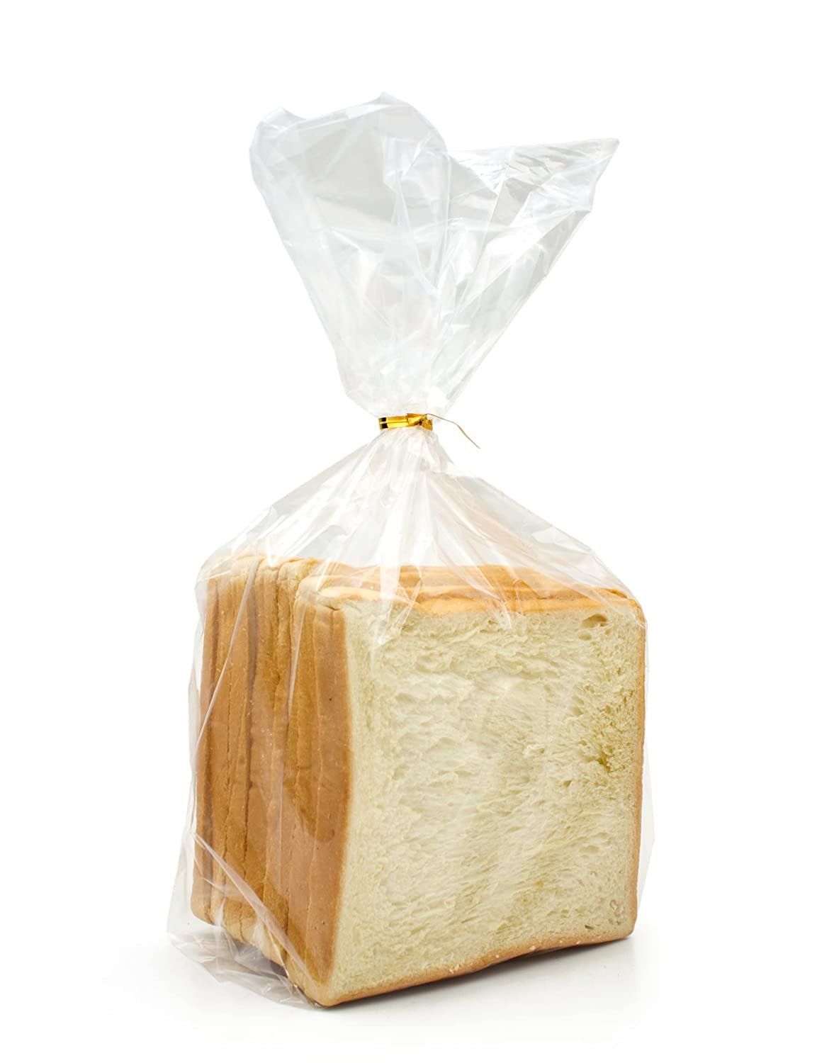 Pack of 500 Poly Bakery Bread Bags 12 x 8 x 30 clear gusseted Bags 12x8x30 Thickness 1 mil Ultra Thin Design Polyethylene Bags f