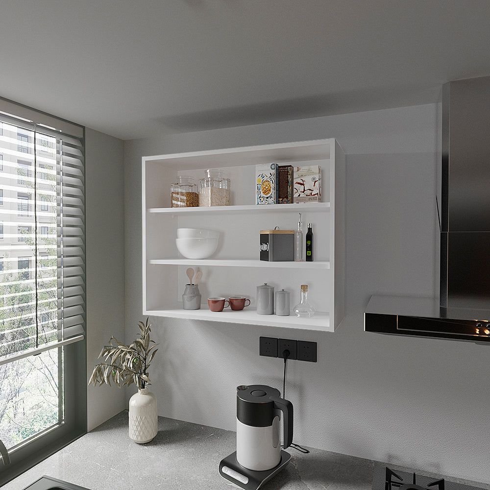 Floating Shelf Meeker, Kitchen, White