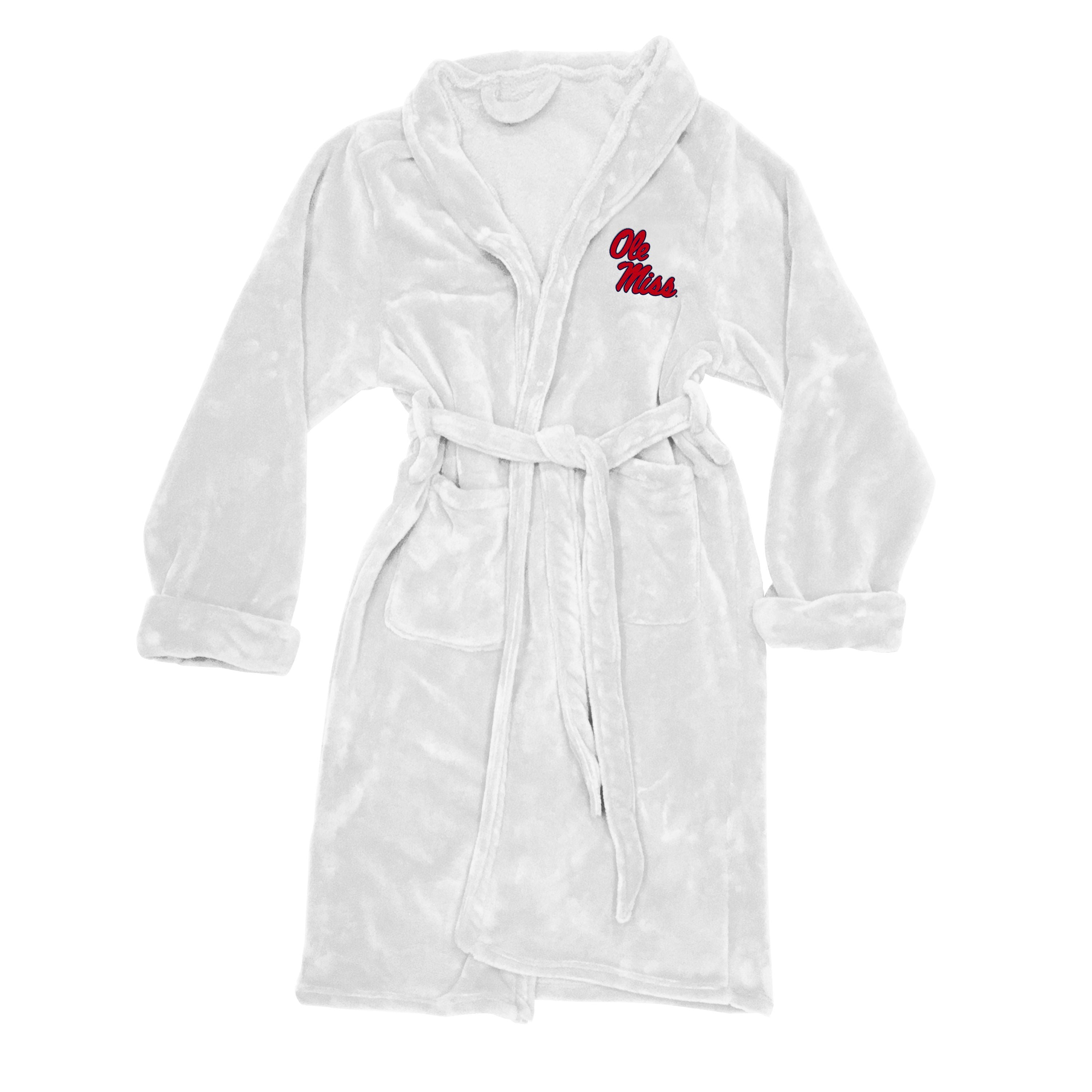 Mississippi Official Collegiate Men'S L/Xl Silk Touch Bath Robe(D0102Hp31Qa.)