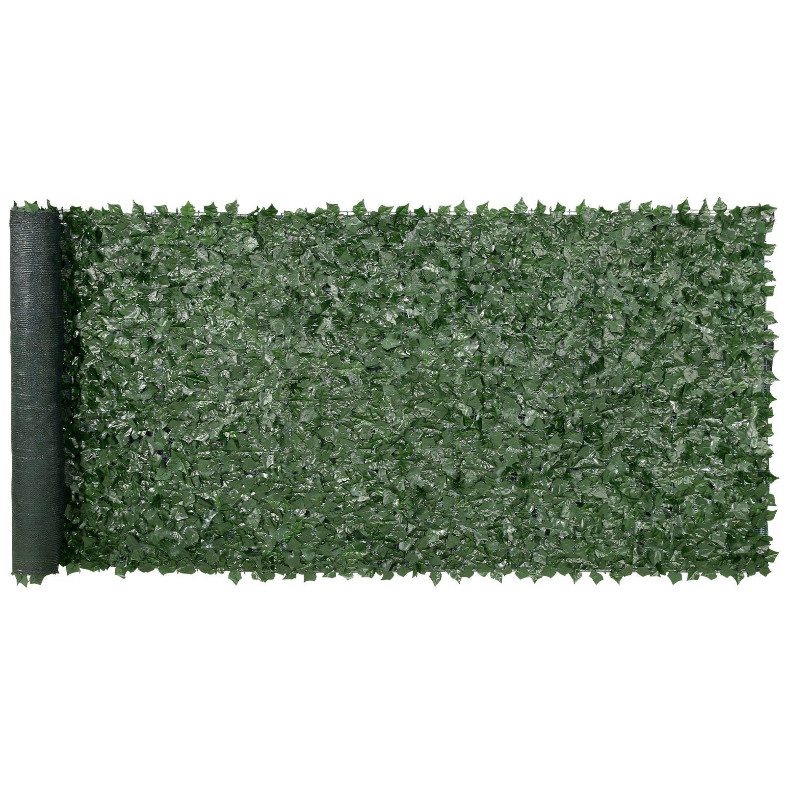 VEVOR Ivy Privacy Fence, 59 x 158in Artificial Green Wall Screen, Greenery Ivy Fence w/ Mesh Cloth Backing and Strengthened Join