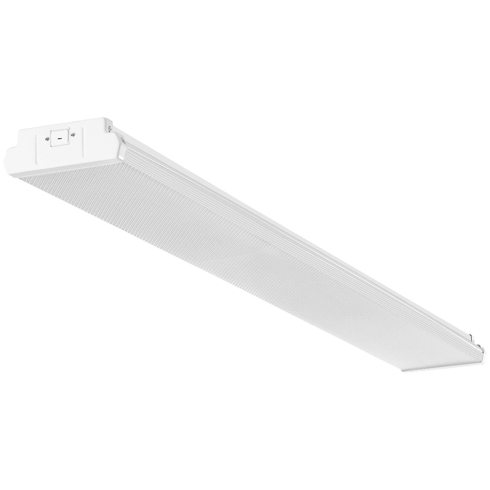 VEVOR 4FT LED Wraparound Light, 40W, 4500LM Flush Mount LED Shop Light, 6500K Daylight LED Kitchen Ceiling Lighting Fixtures, fo