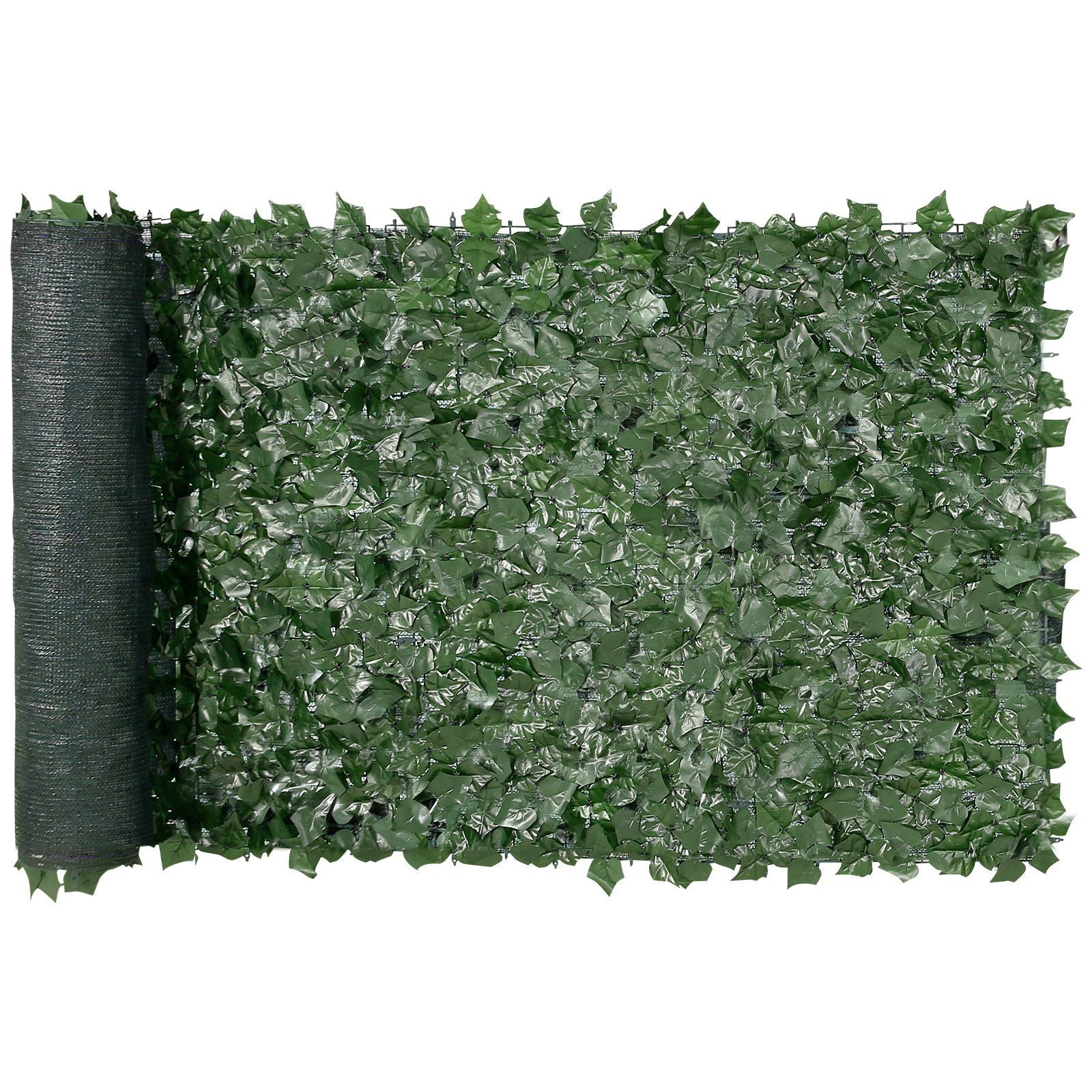 VEVOR 39x98 Artificial Faux Ivy Leaf Privacy Fence Screen with Mesh Cloth Backing