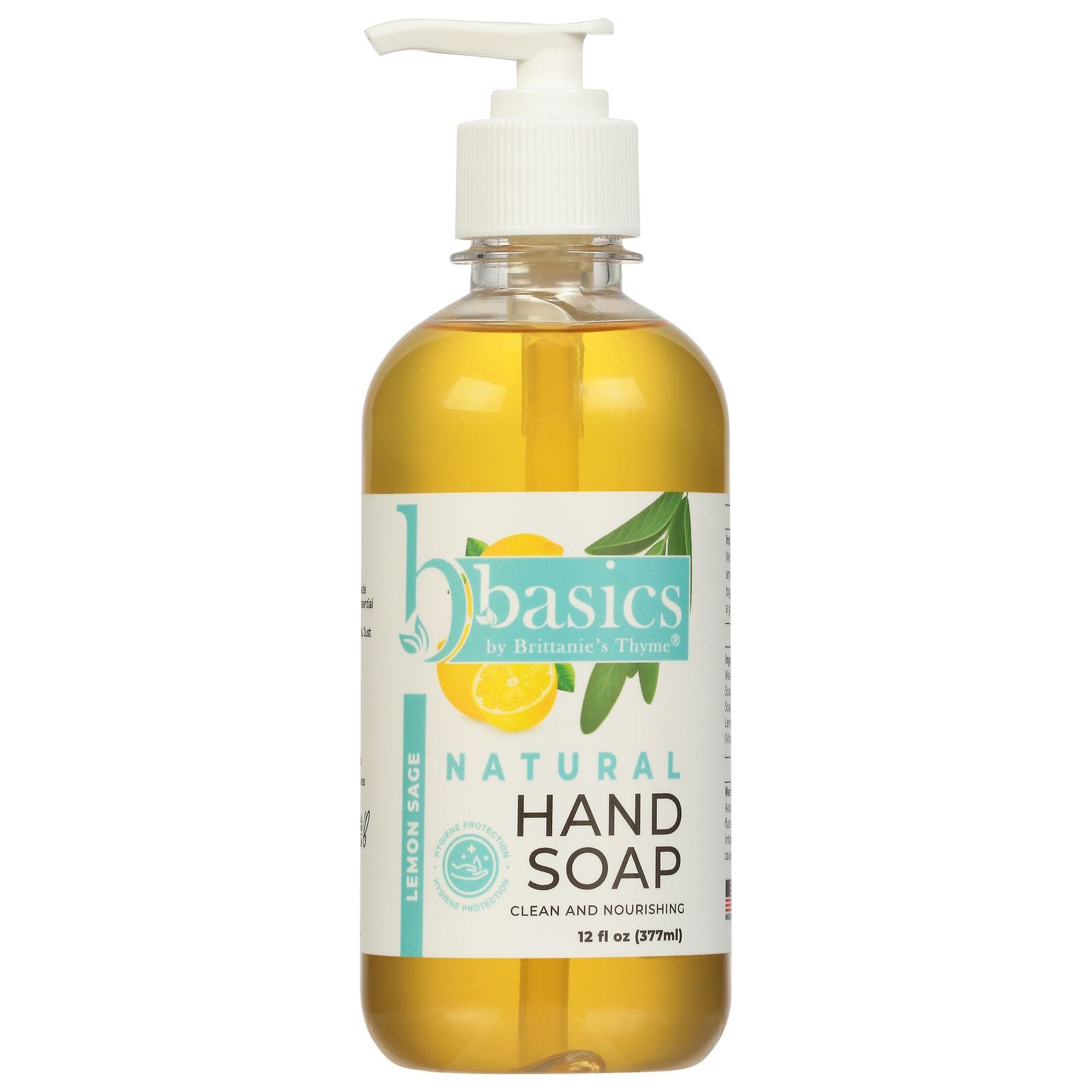Brittanies Thyme - Hand Sp Basics Lemon Sage - Case Of 6-12 Fz