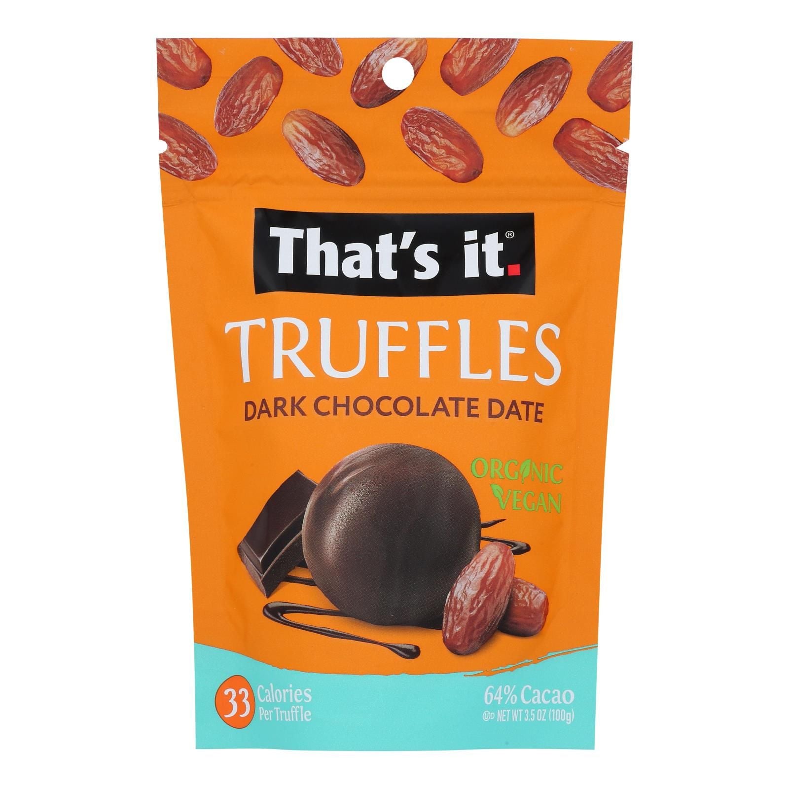 Thats It - Trffl Dark Chocolate Date - Case Of 6-3.5 Oz