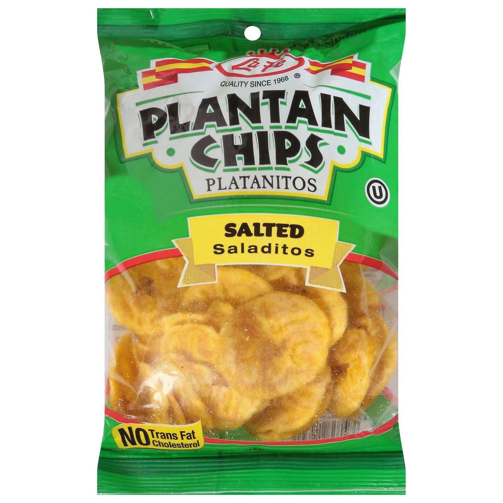 La Fe - Chips Plantain Salted - Case Of 24-3 Oz
