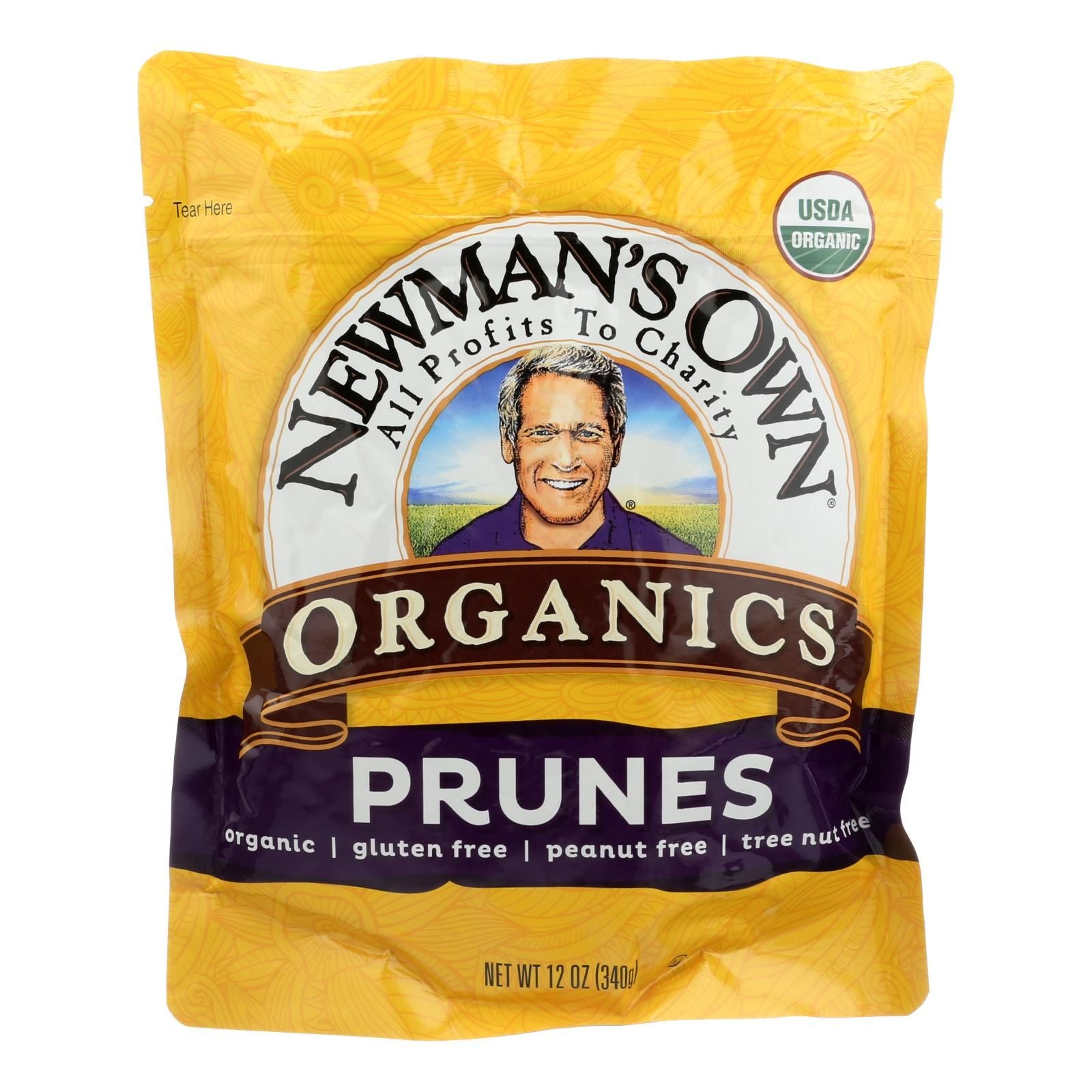 Newmans Own Organics Organic Pitted - Prunes - Case Of 12 - 12 Oz.