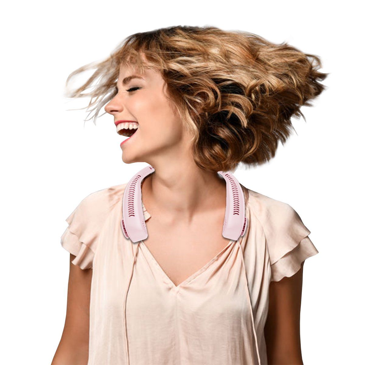 Easy Breezy Hands-Free Neck Fan(D0102HPZ287.)