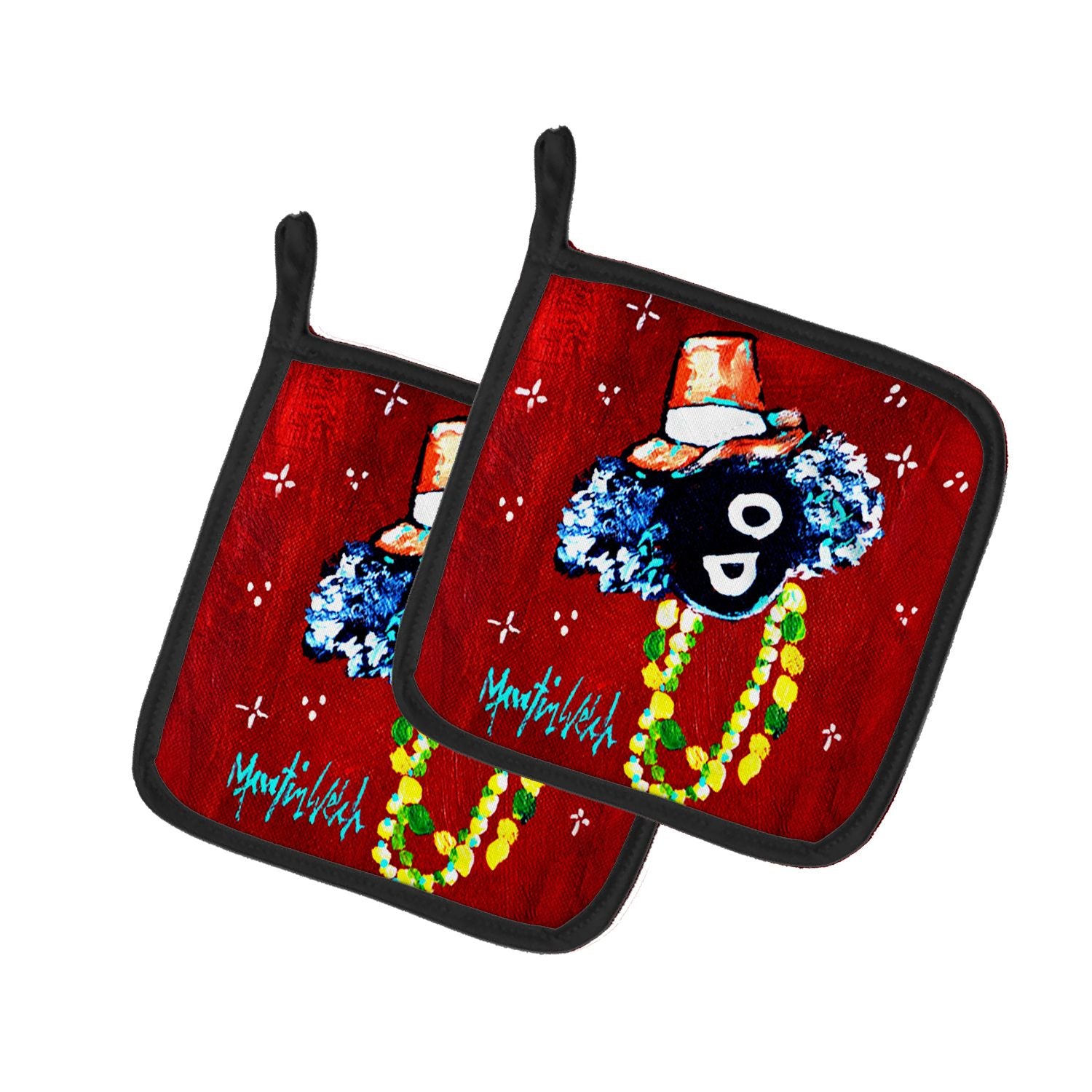 Zee Bee Pair of Pot Holders Kitchen Heat Resistant Pot Holders Sets Oven Hot Pads for Cooking Baking BBQ, 7 1/2 x 7 1/2