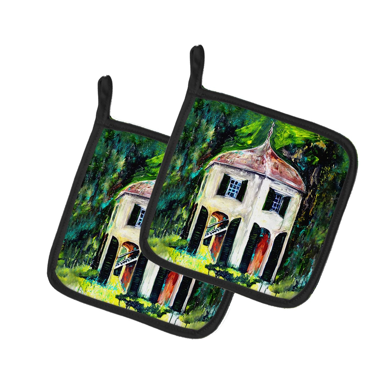 Batchelors Pad Garsoniere Pair of Pot Holders Kitchen Heat Resistant Pot Holders Sets Oven Hot Pads for Cooking Baking BBQ, 7 1/