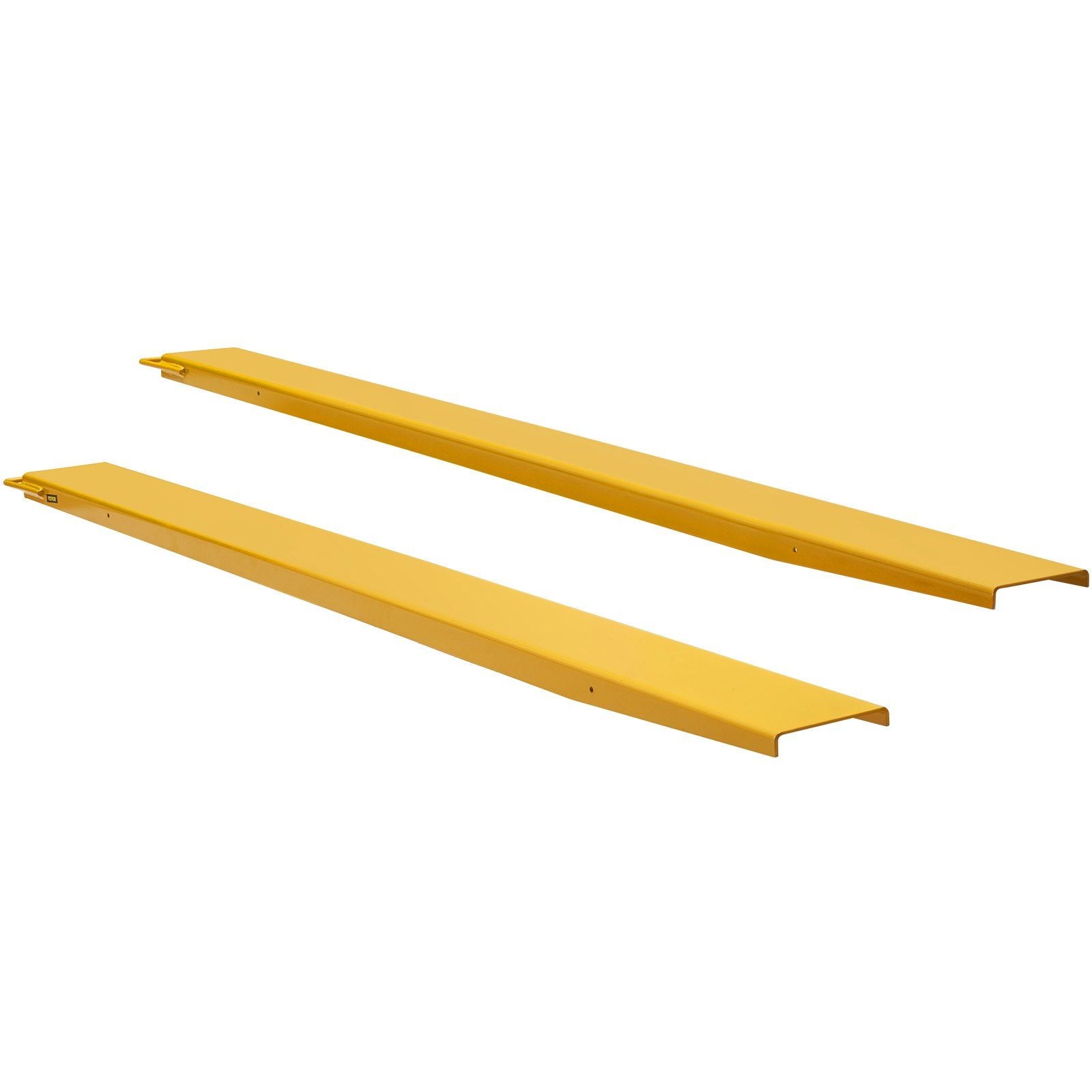 VEVOR Pallet Fork Extensions, 96 Length 6.5 Width, Heavy Duty Carbon Steel Fork Extensions for Forklifts, 1 Pair Forklift Extens
