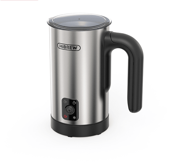 300W Multifunctional cold / hot milk foam 300ml Fully Automatic Milk Heater 360 rotating base SUS304 without BPA adjustable temp