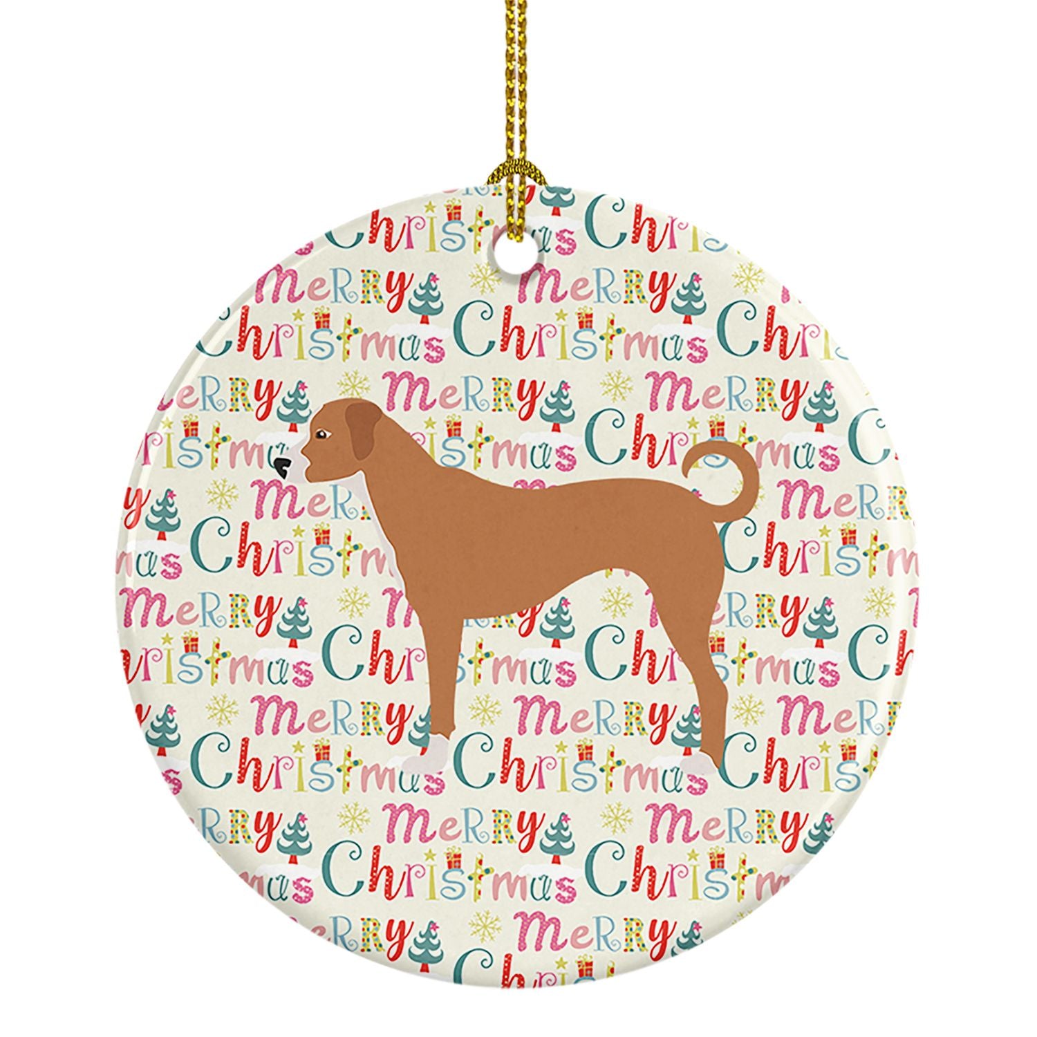 Australian Pinscher Merry Christmas Ceramic Ornament Christmas Tree Hanging Decorations for Home Christmas Holiday, Party, Gift,