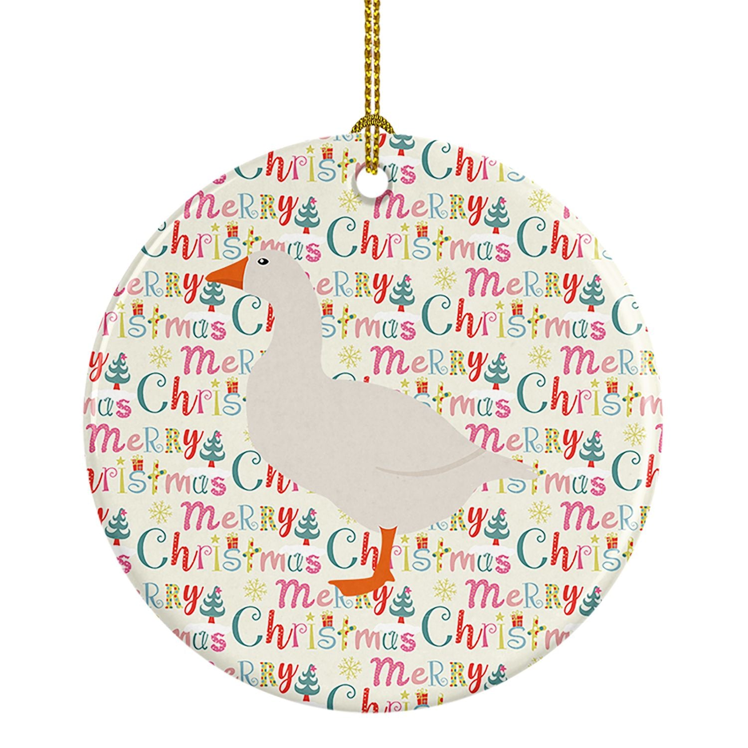 Shire Horse Christmas Ceramic Ornament Christmas Tree Hanging Decorations for Home Christmas Holiday, Party, Gift, 3 in, Multico