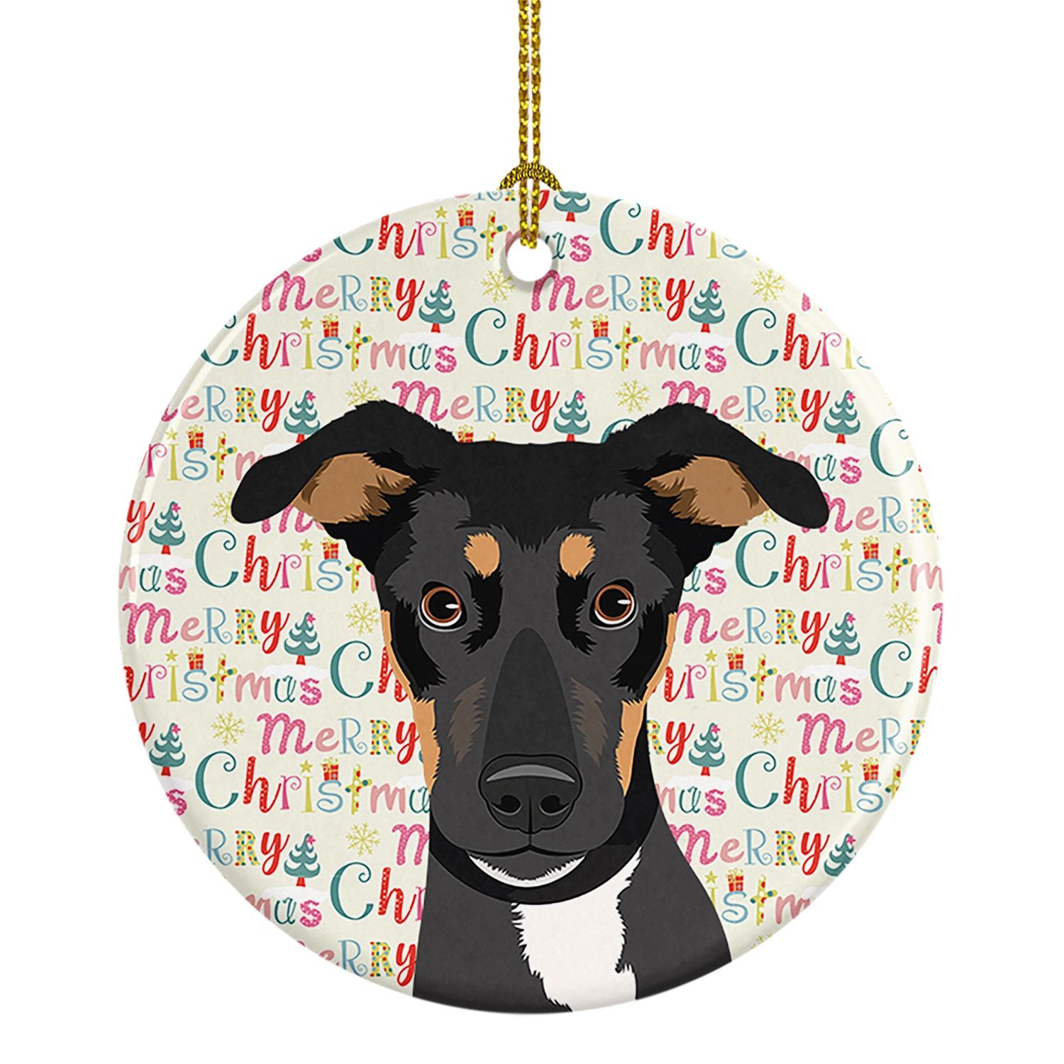 Rottweiler Black and Tan #6 Christmas Ceramic Ornament Christmas Tree Hanging Decorations for Home Christmas Holiday, Party, Gif