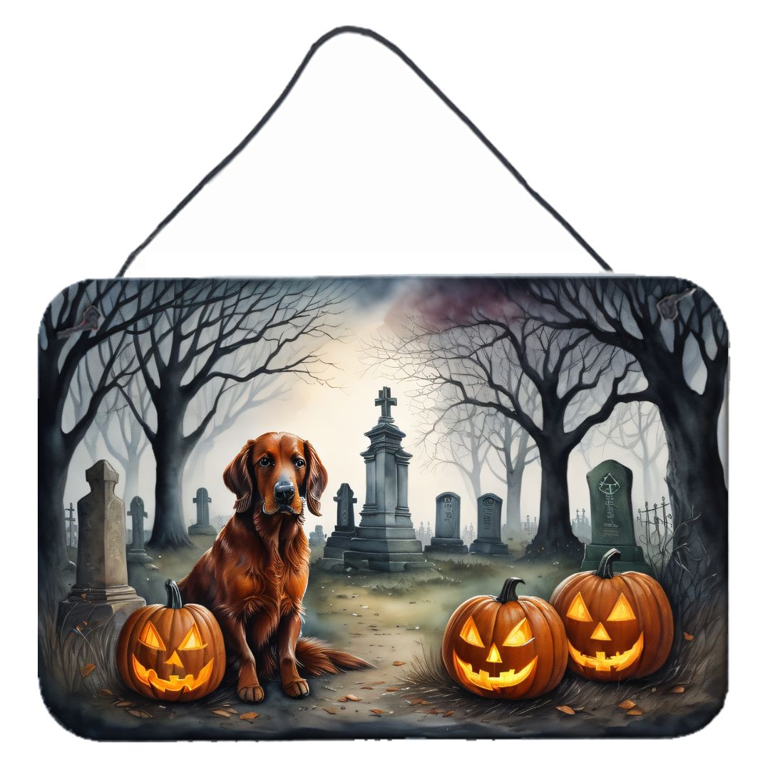 NEW Irish Setter Spooky Halloween Wall or Door Hanging Prints Aluminum Metal Sign Kitchen Wall Bar Bathroom Plaque Home Decor, 8