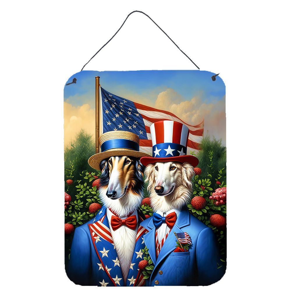 NEW All American Borzoi Wall or Door Hanging Prints Aluminum Metal Sign Kitchen Wall Bar Bathroom Plaque Home Decor Front Door P