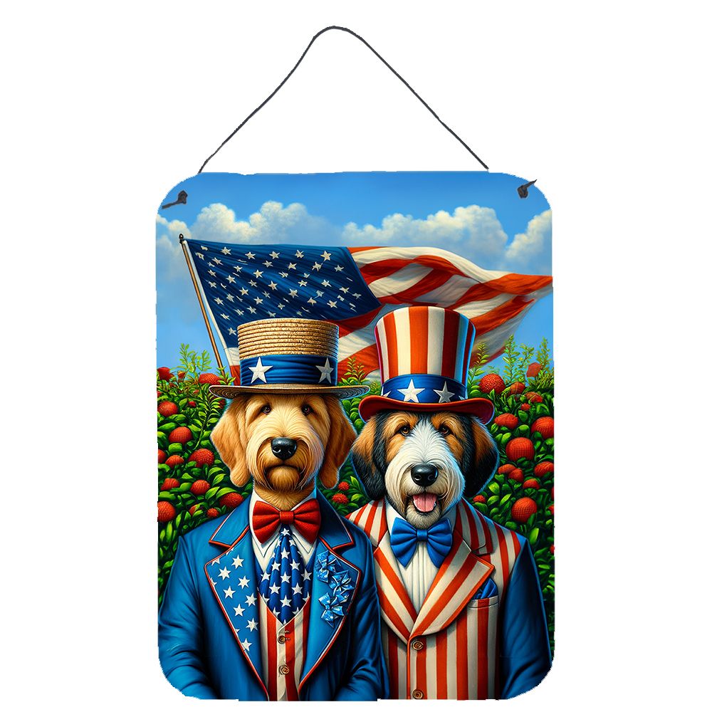 NEW All American Otterhound Wall or Door Hanging Prints Aluminum Metal Sign Kitchen Wall Bar Bathroom Plaque Home Decor Front Do