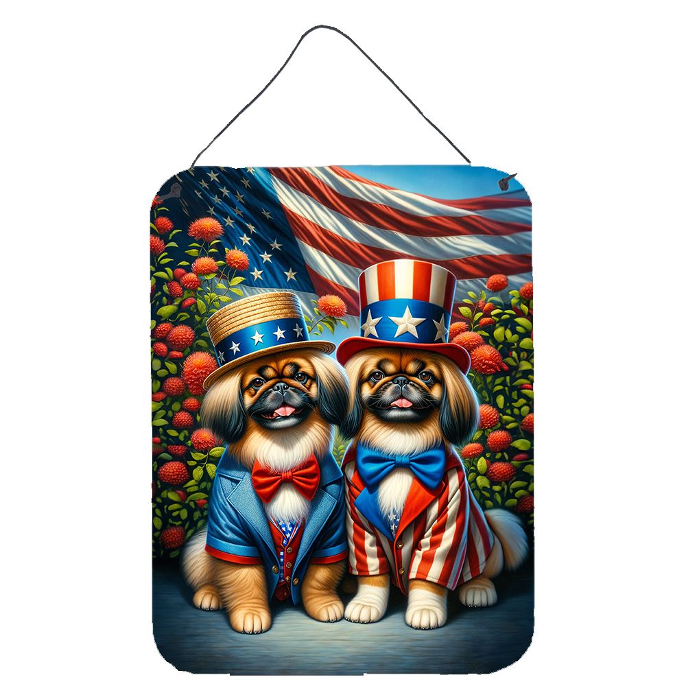 NEW All American Pekingese Wall or Door Hanging Prints Aluminum Metal Sign Kitchen Wall Bar Bathroom Plaque Home Decor Front Doo
