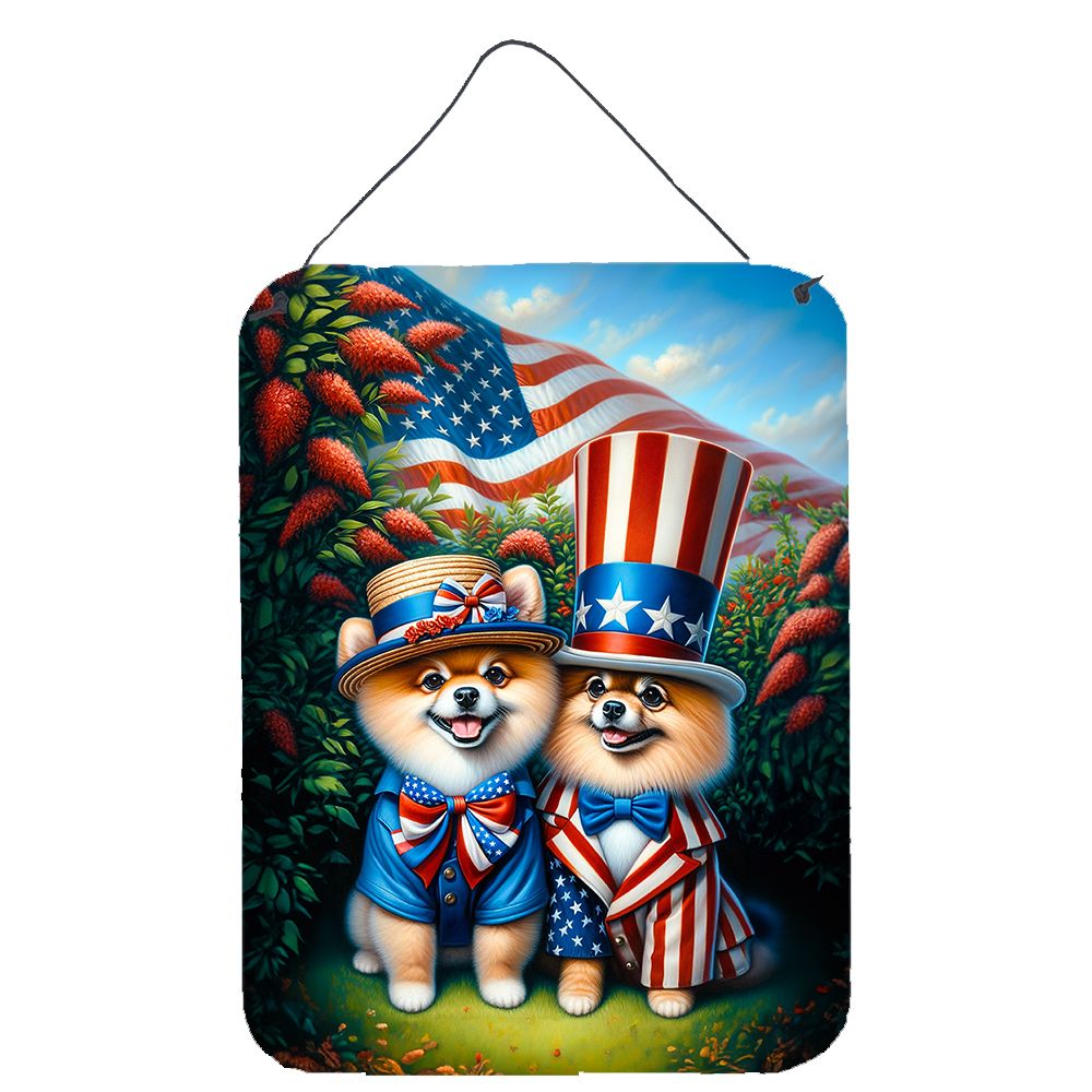 NEW All American Pomeranian Wall or Door Hanging Prints Aluminum Metal Sign Kitchen Wall Bar Bathroom Plaque Home Decor Front Do