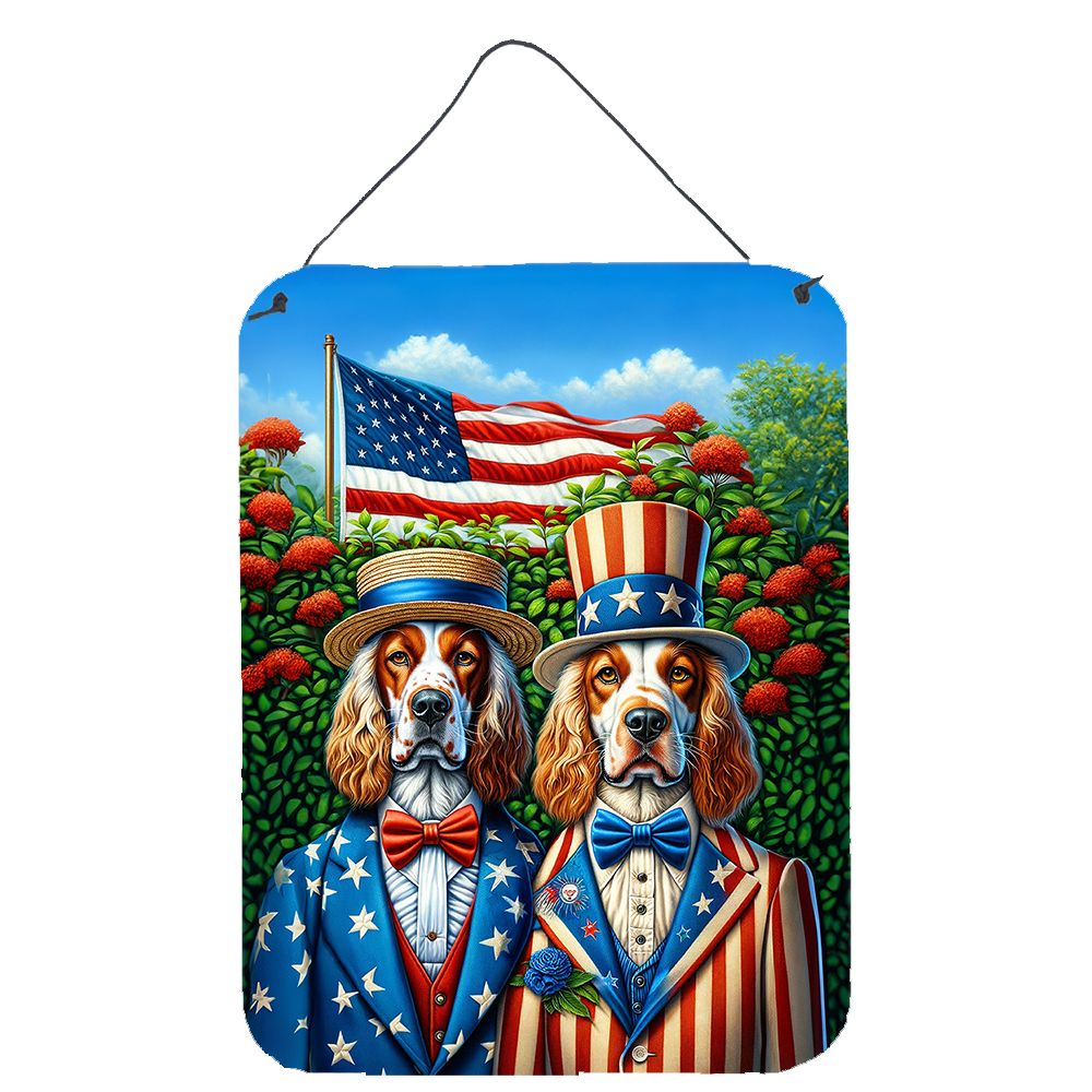 NEW All American English Setter Wall or Door Hanging Prints Aluminum Metal Sign Kitchen Wall Bar Bathroom Plaque Home Decor Fron