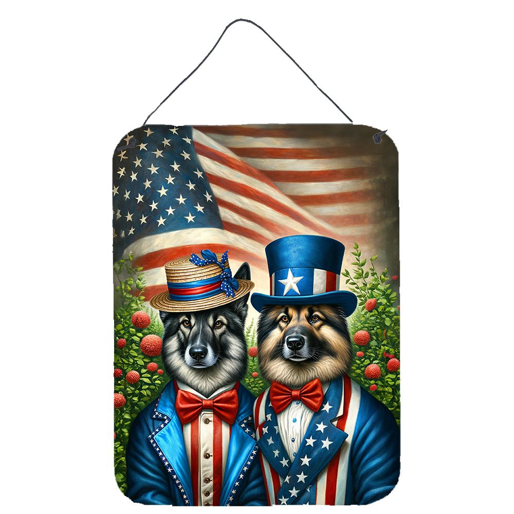 NEW All American Norwegian Elkhound Wall or Door Hanging Prints Aluminum Metal Sign Kitchen Wall Bar Bathroom Plaque Home Decor 