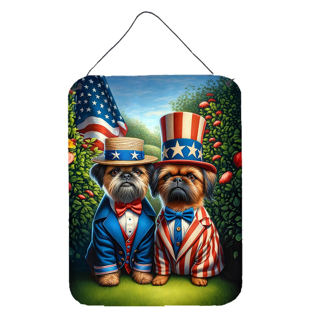 NEW All American Brussels Griffon Wall or Door Hanging Prints Aluminum Metal Sign Kitchen Wall Bar Bathroom Plaque Home Decor Fr
