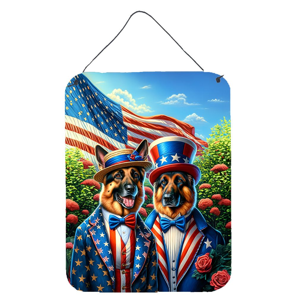 NEW All American German Shepherd Wall or Door Hanging Prints Aluminum Metal Sign Kitchen Wall Bar Bathroom Plaque Home Decor Fro