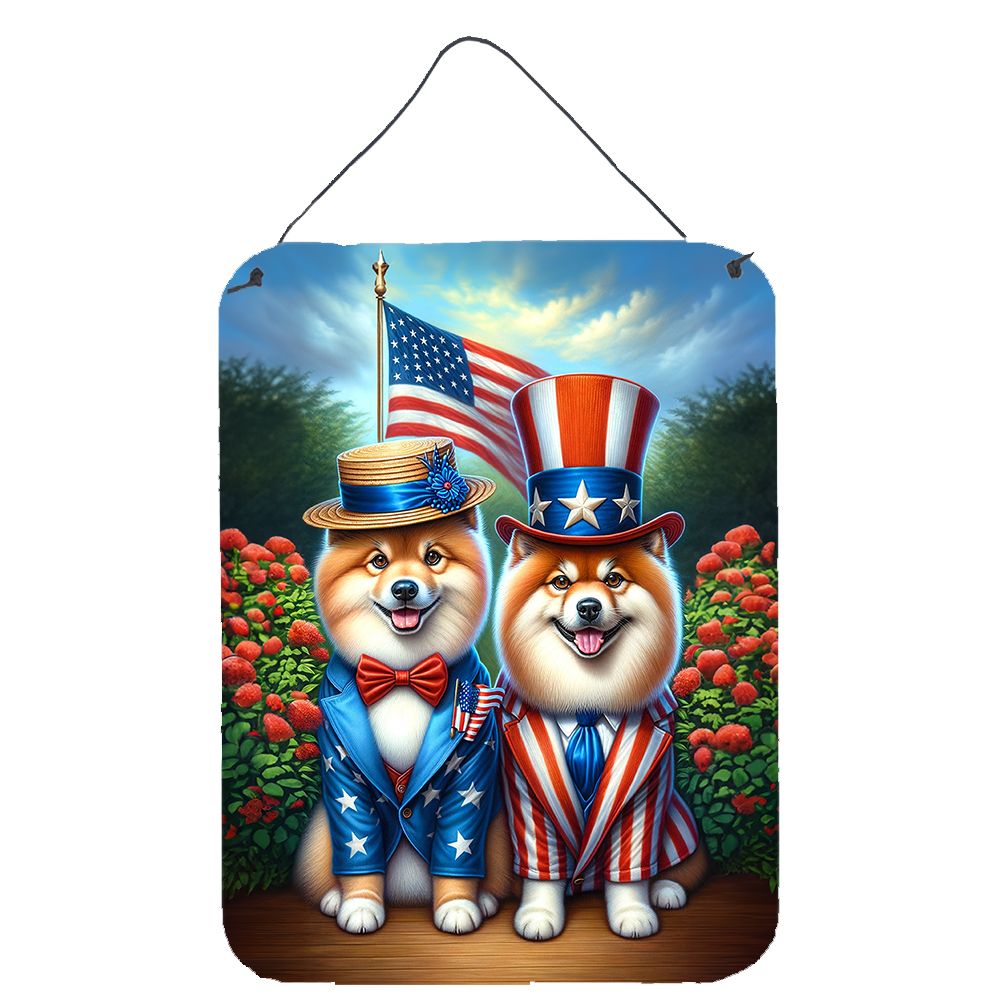 NEW All American Finnish Spitz Wall or Door Hanging Prints Aluminum Metal Sign Kitchen Wall Bar Bathroom Plaque Home Decor Front
