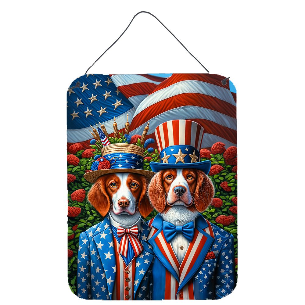 NEW All American Brittany Wall or Door Hanging Prints Aluminum Metal Sign Kitchen Wall Bar Bathroom Plaque Home Decor Front Door