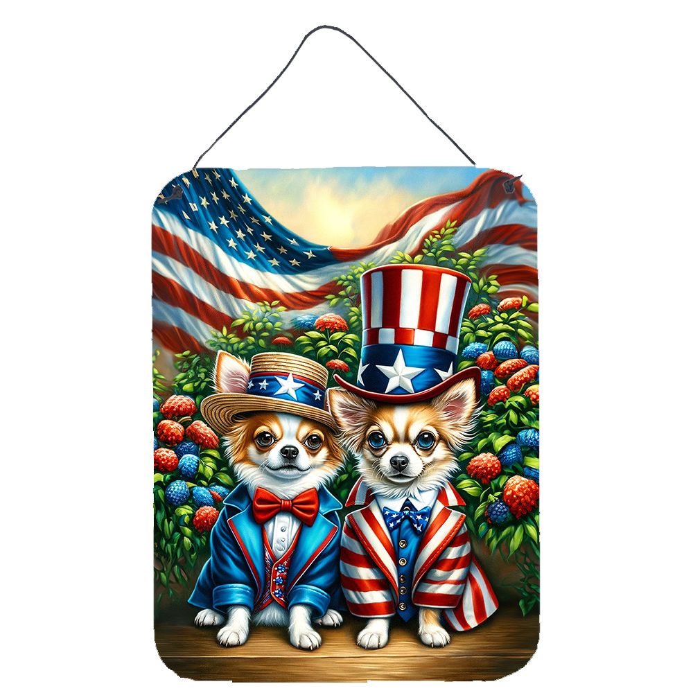 NEW All American Chihuahua Wall or Door Hanging Prints Aluminum Metal Sign Kitchen Wall Bar Bathroom Plaque Home Decor Front Doo