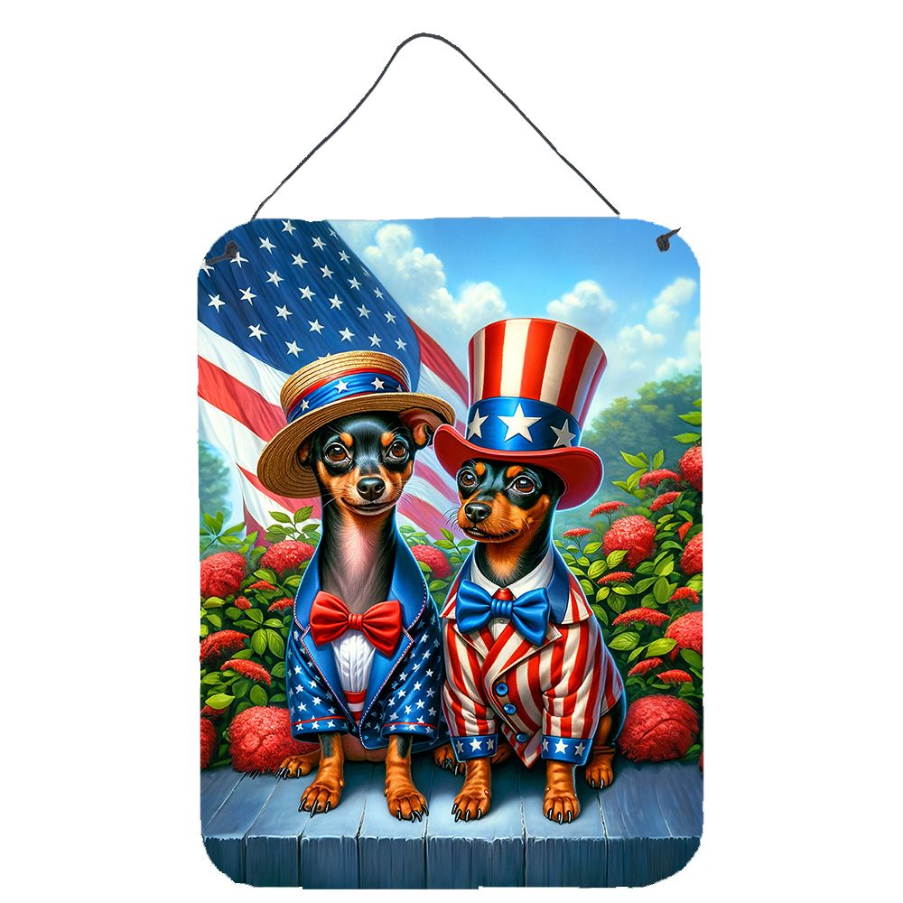 NEW All American Miniature Pinscher Wall or Door Hanging Prints Aluminum Metal Sign Kitchen Wall Bar Bathroom Plaque Home Decor 