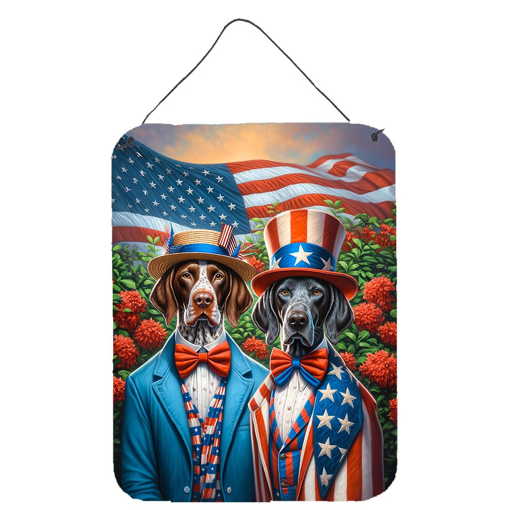 NEW All American Pointer Wall or Door Hanging Prints Aluminum Metal Sign Kitchen Wall Bar Bathroom Plaque Home Decor Front Door 